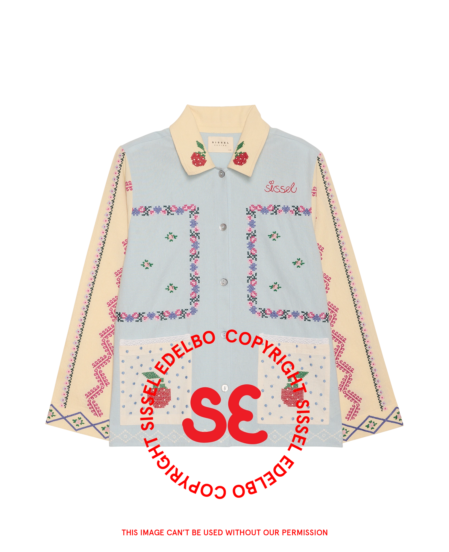 Louise Shirt - Baby Blue