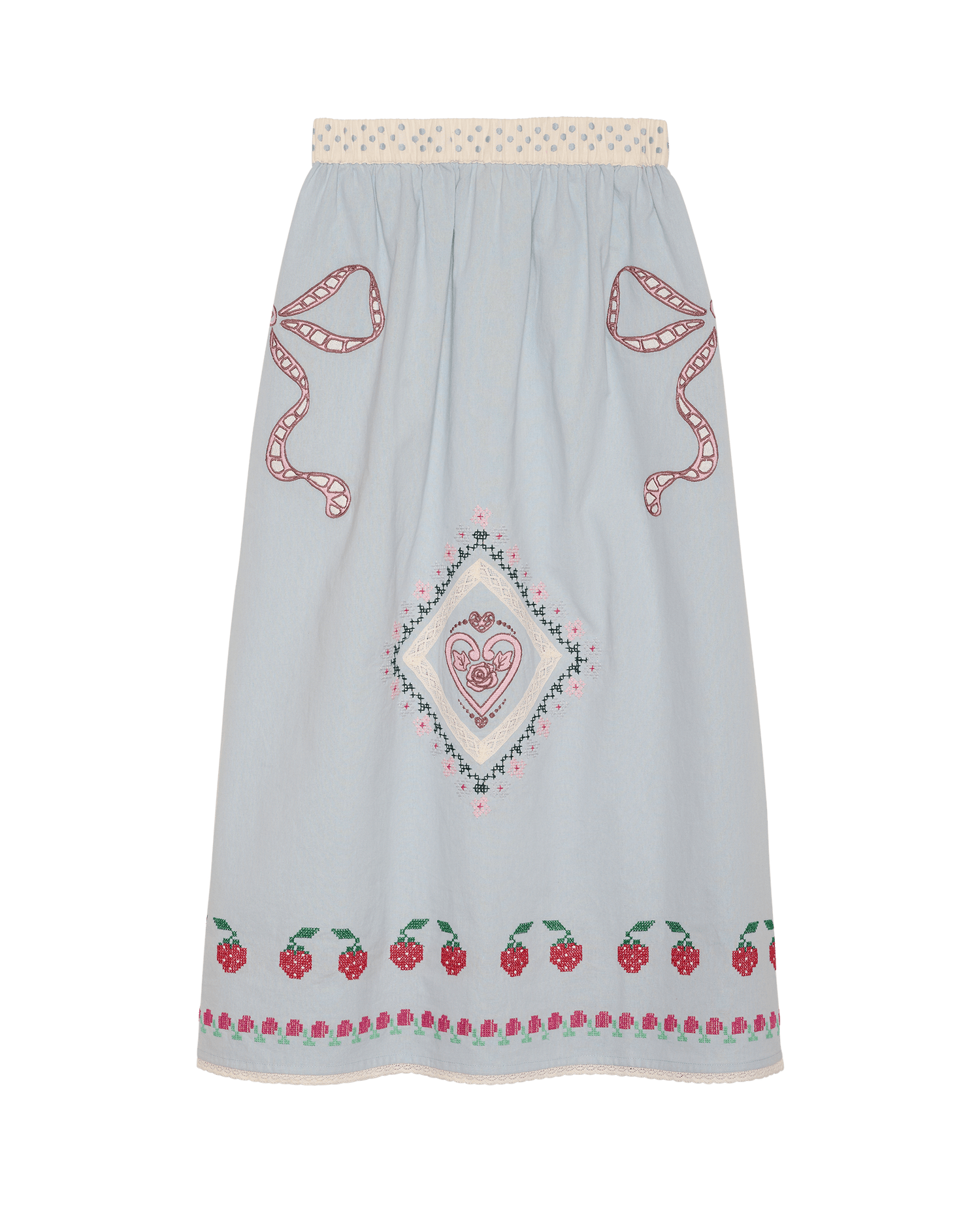 Louise Skirt - Baby Blue