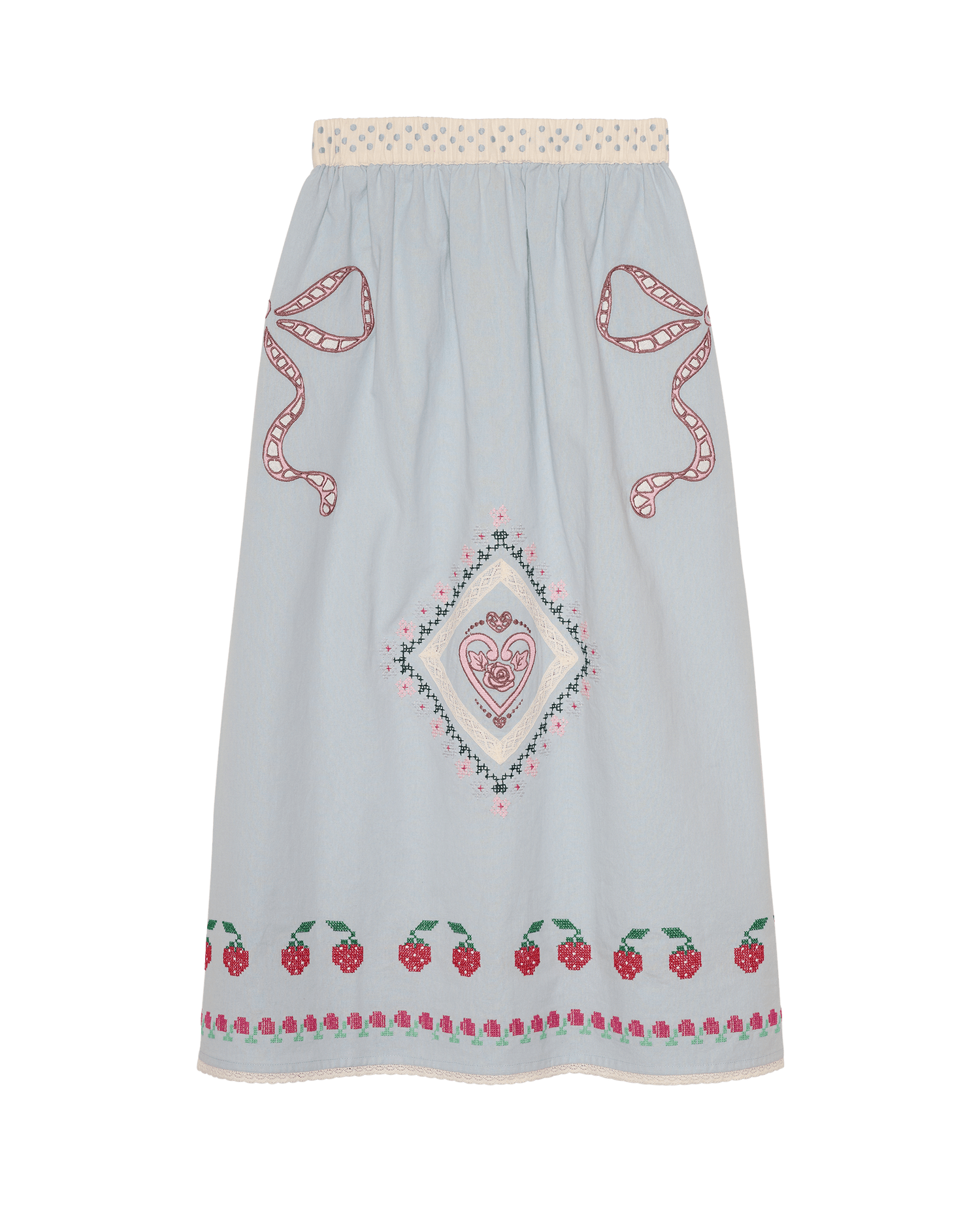 Louise Skirt - Baby Blue