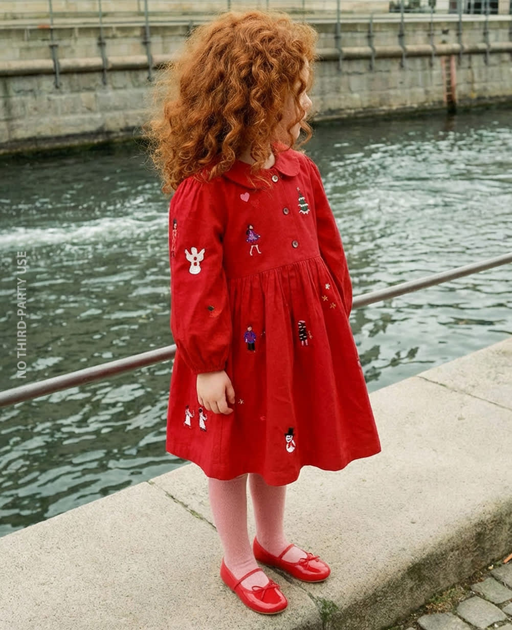 Luna MINI Dress - Chili Pepper