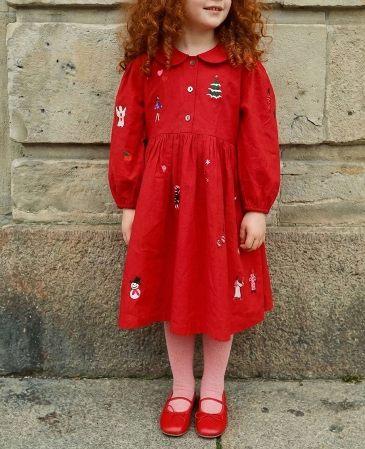 Luna MINI Dress - Chili Pepper