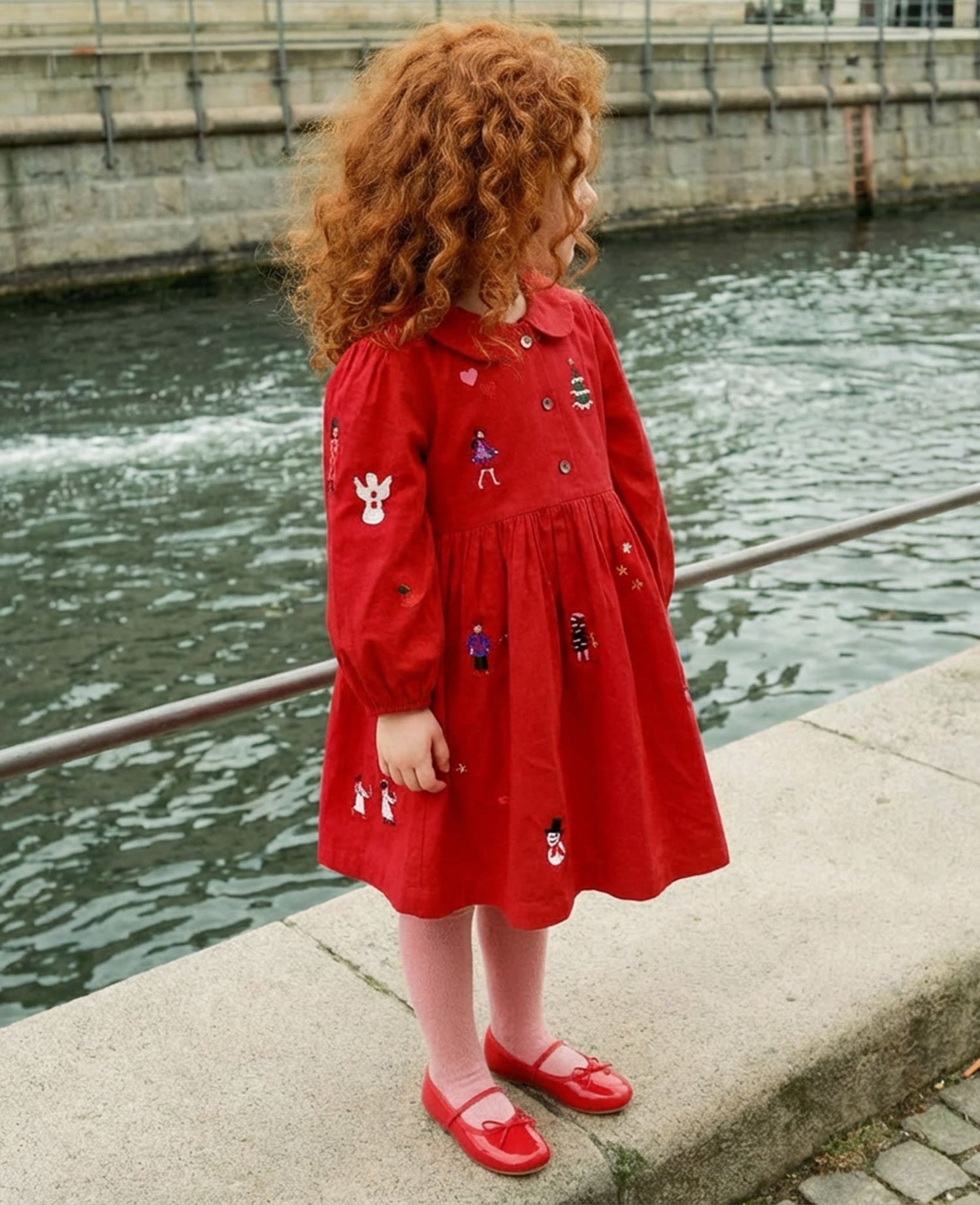 Luna MINI Dress - Chili Pepper