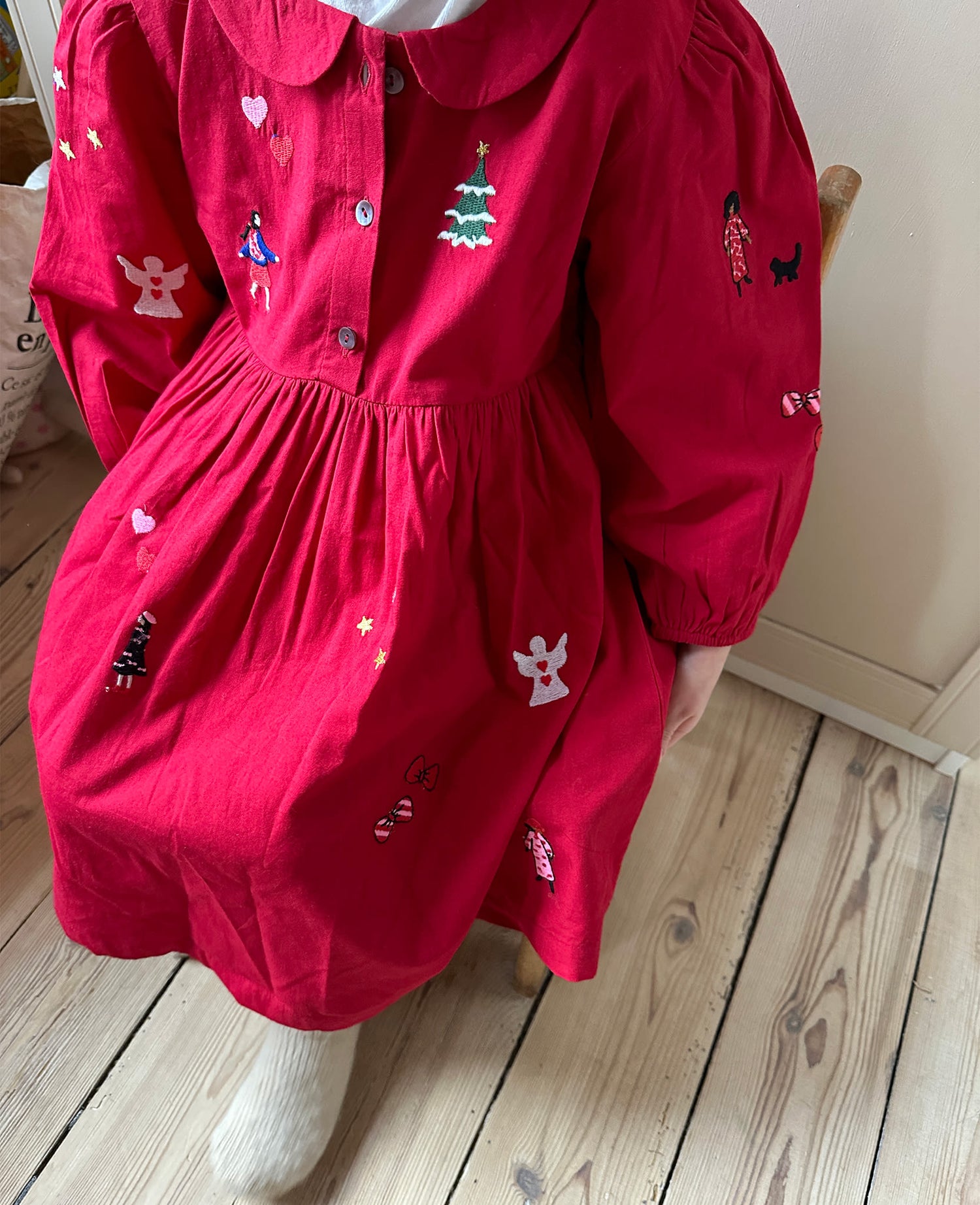 Luna MINI Dress - Chili Pepper