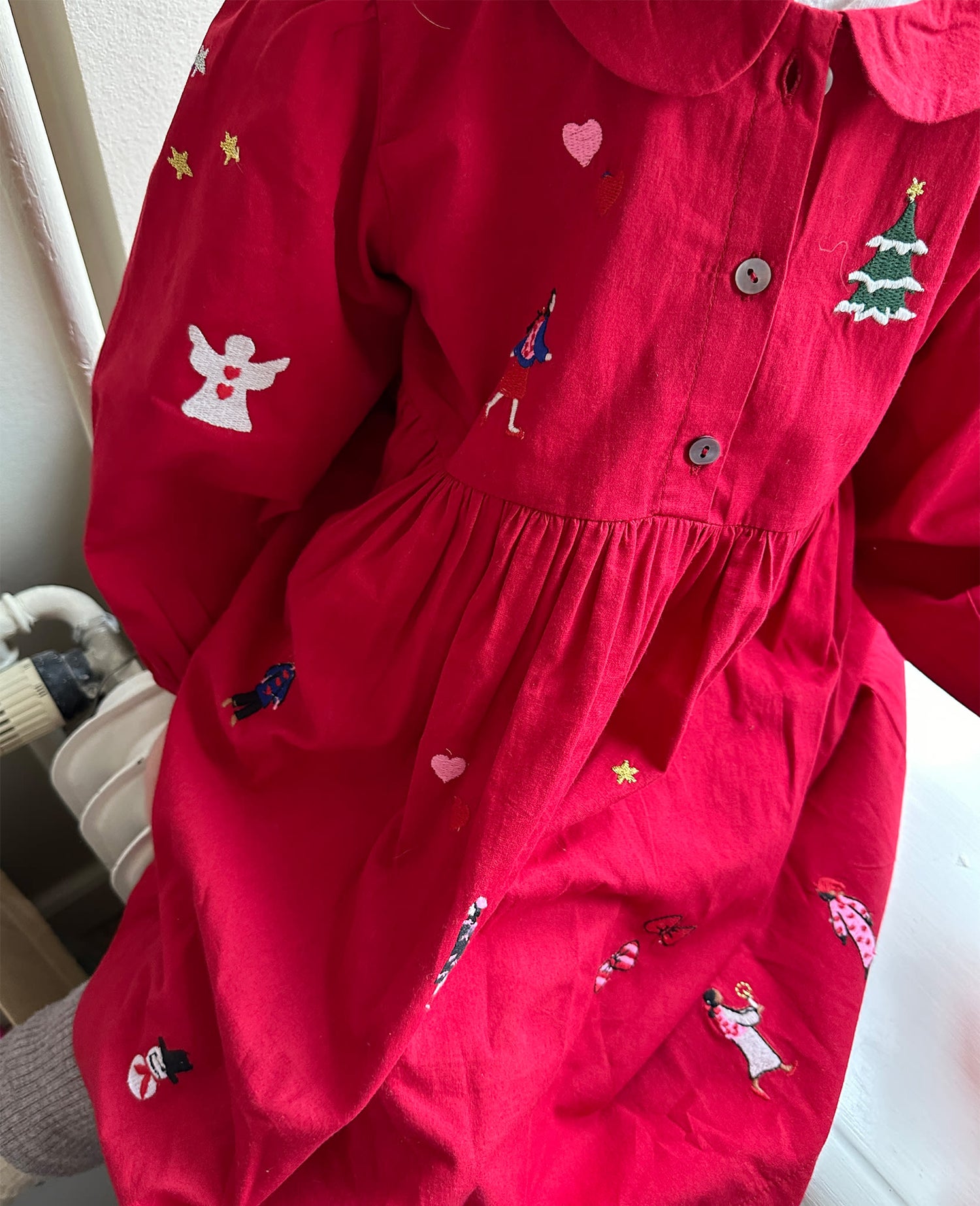 Luna MINI Dress - Chili Pepper