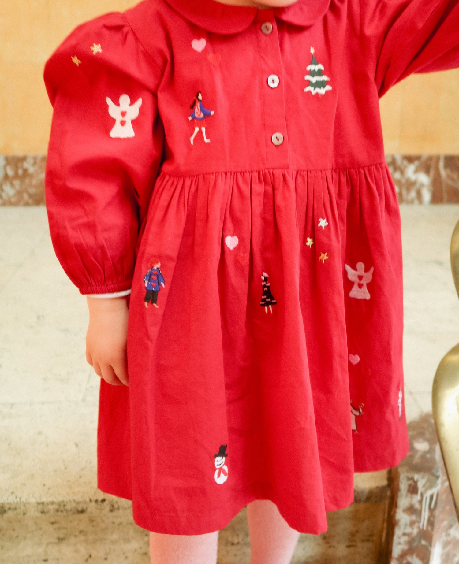 Luna MINI Dress - Chili Pepper