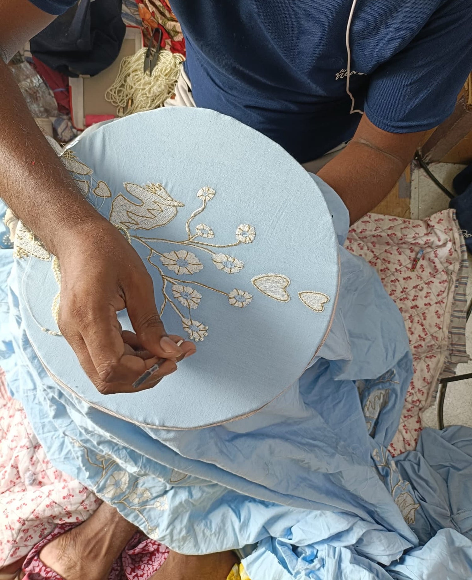 Maggan Top - Light Blue