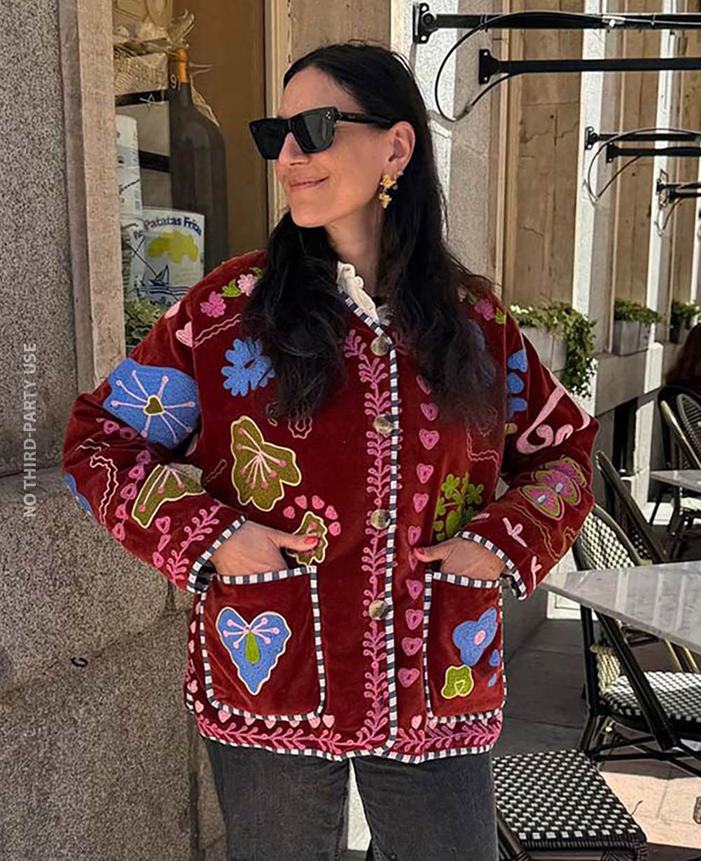 Maggie Jacket - Velvet Burgundy