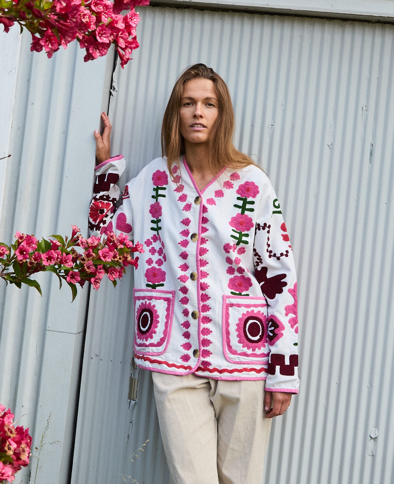 Maggie Jacket - Flower – SISSEL EDELBO
