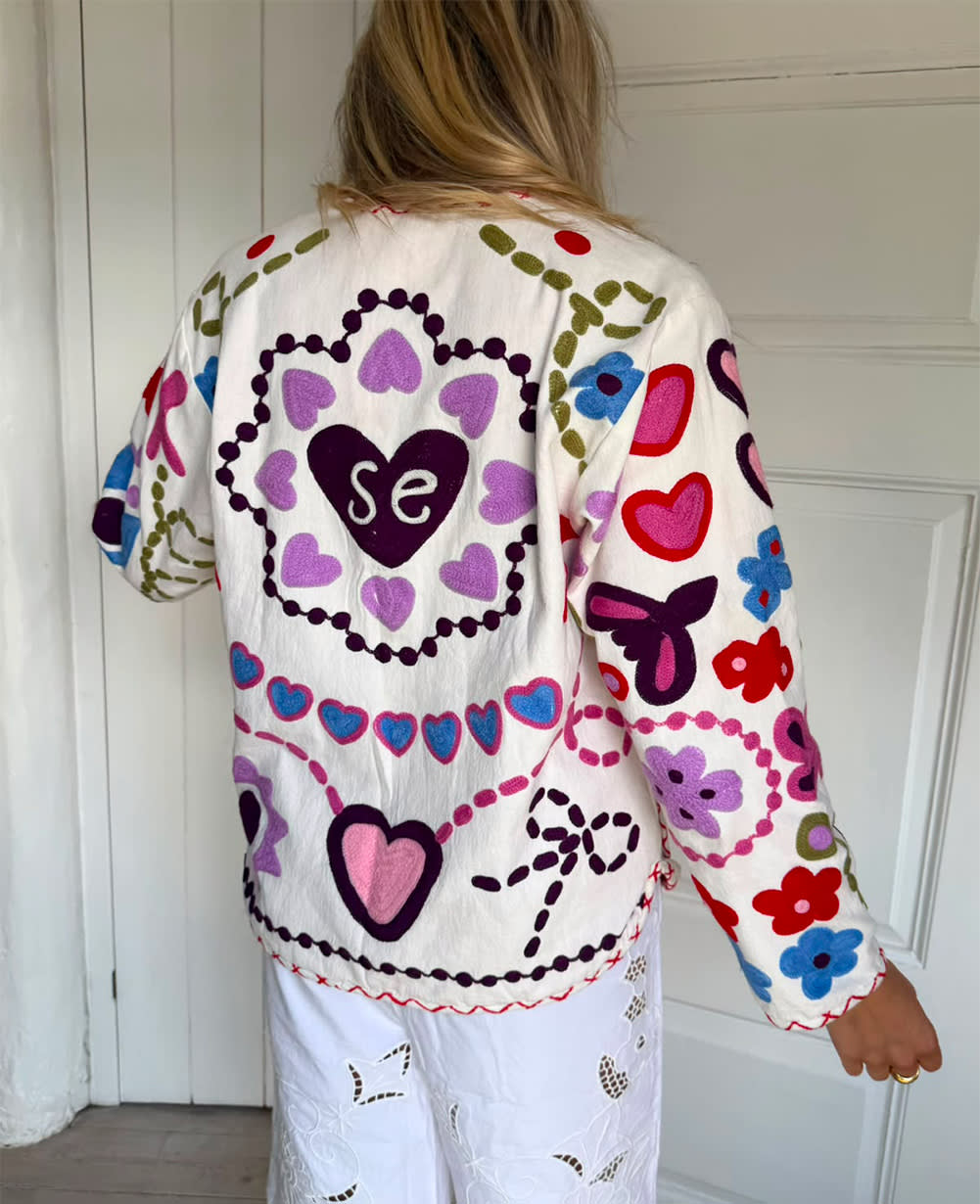 Maggie Jacket - White Multi