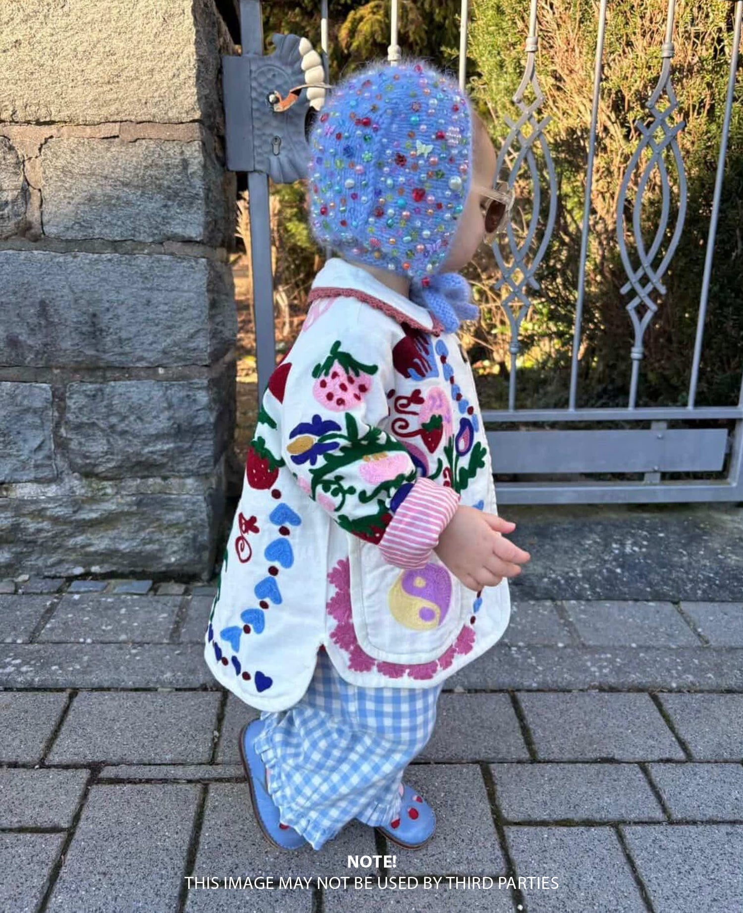 Maggie MINI Jacket - White Rose
