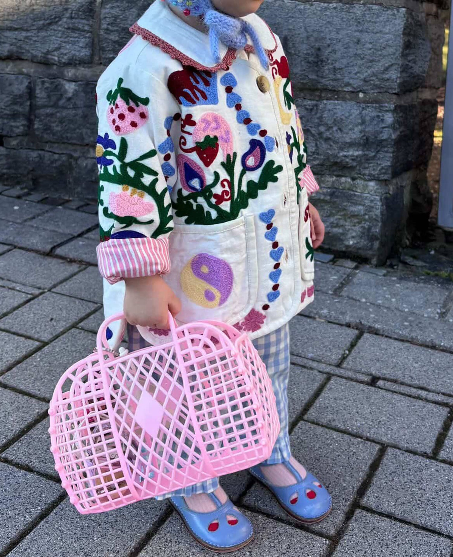 Maggie MINI Jacket - White Rose