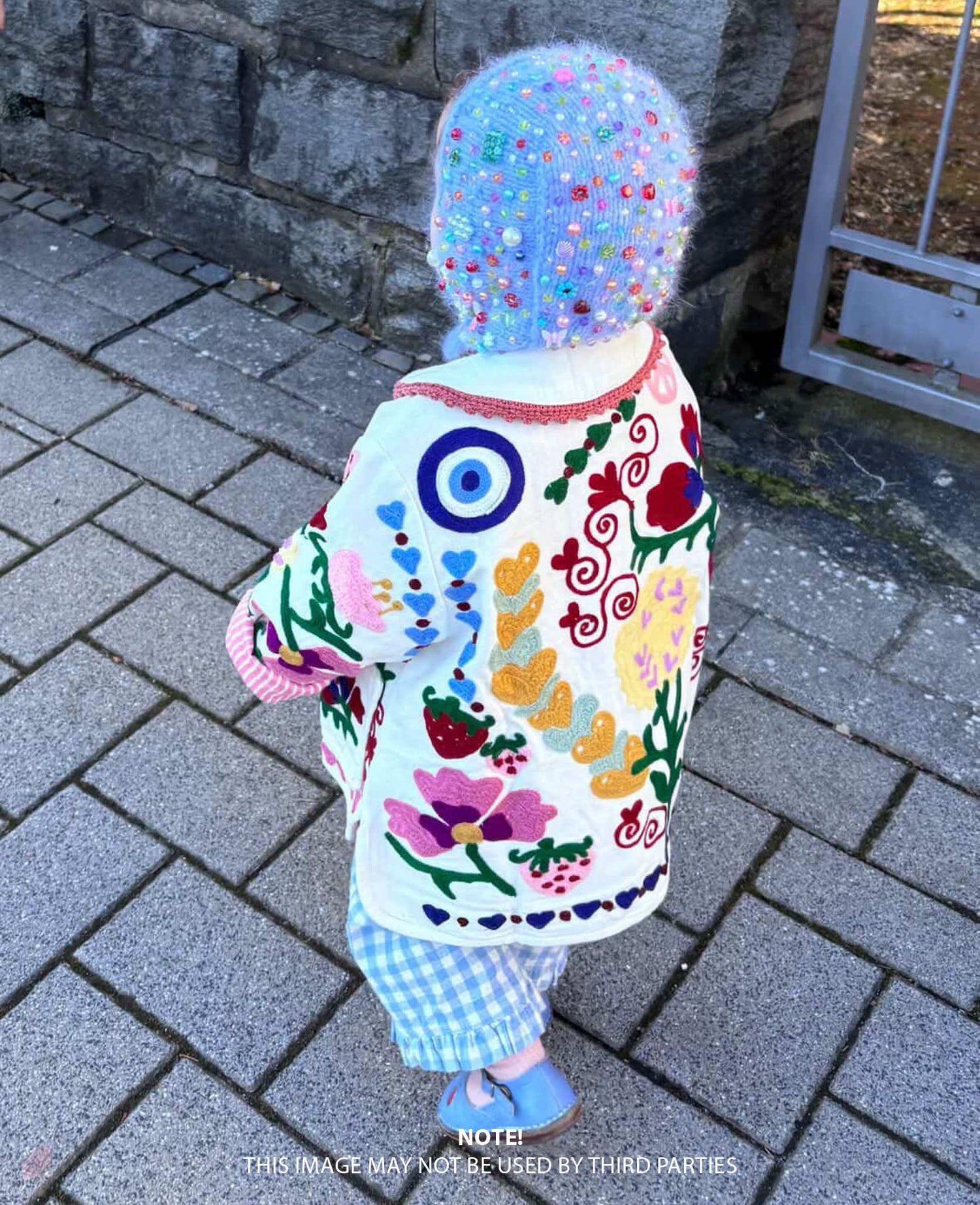 Maggie MINI Jacket - White Rose