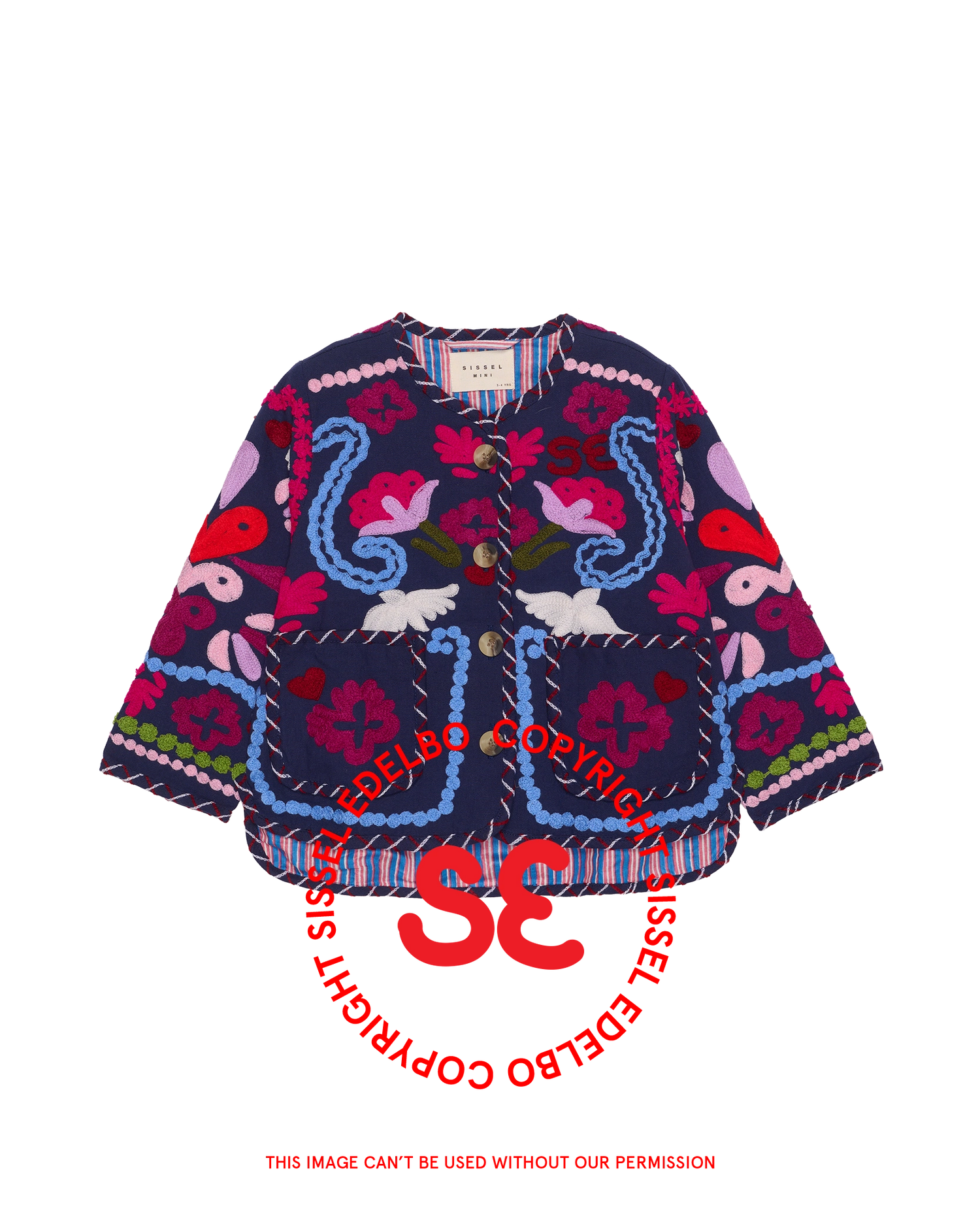 Maggie MINI Jacket - Navy Festival