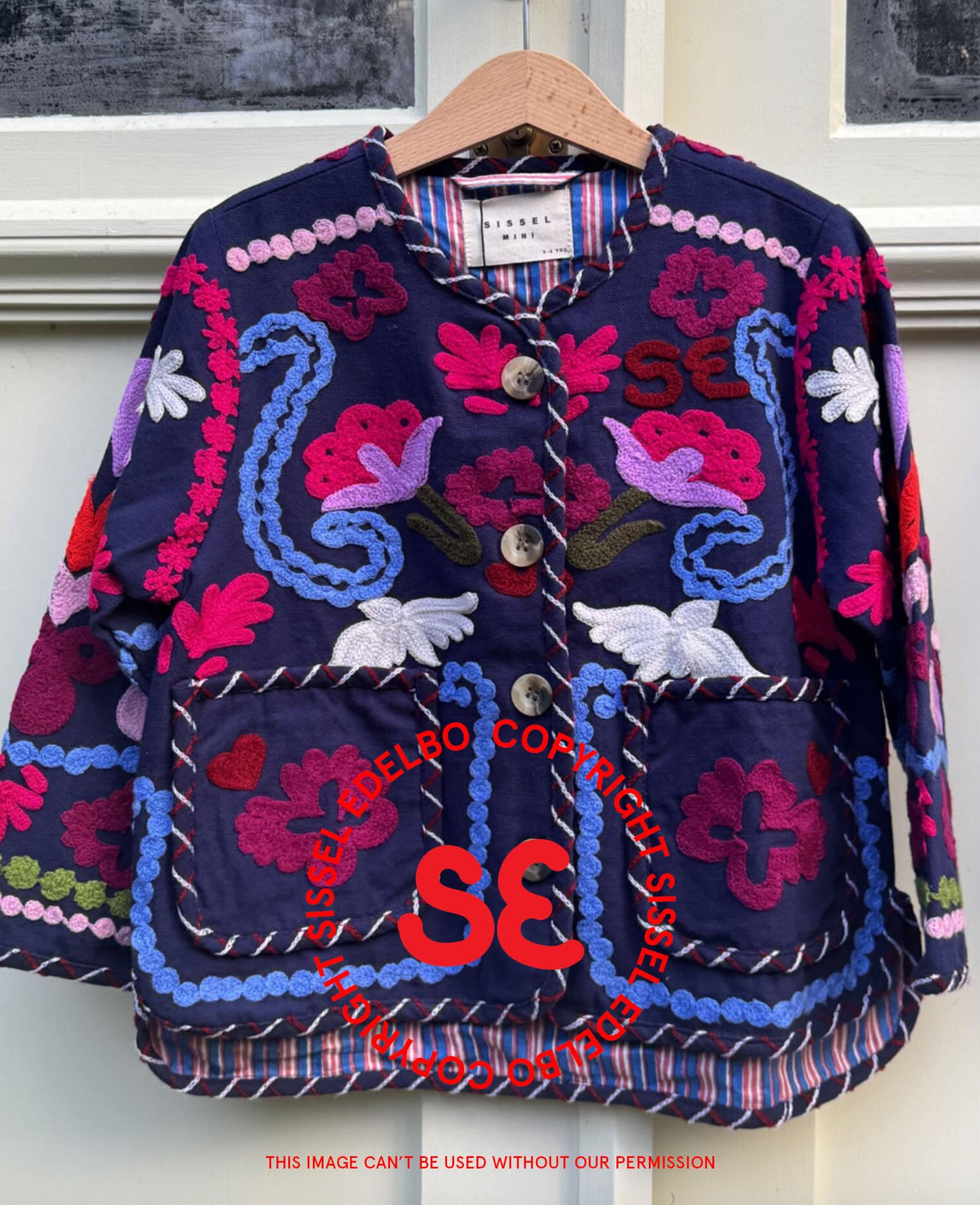 Maggie MINI Jacket - Navy Festival