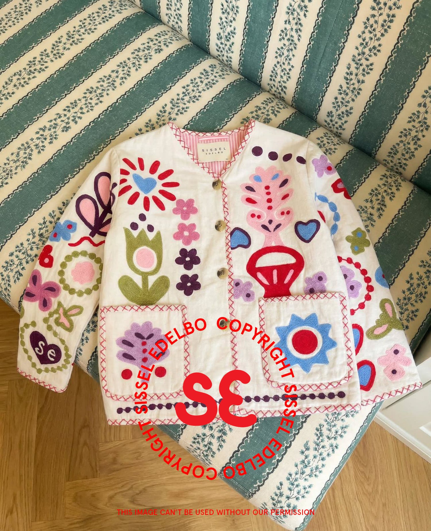 Maggie Jacket - White Multi