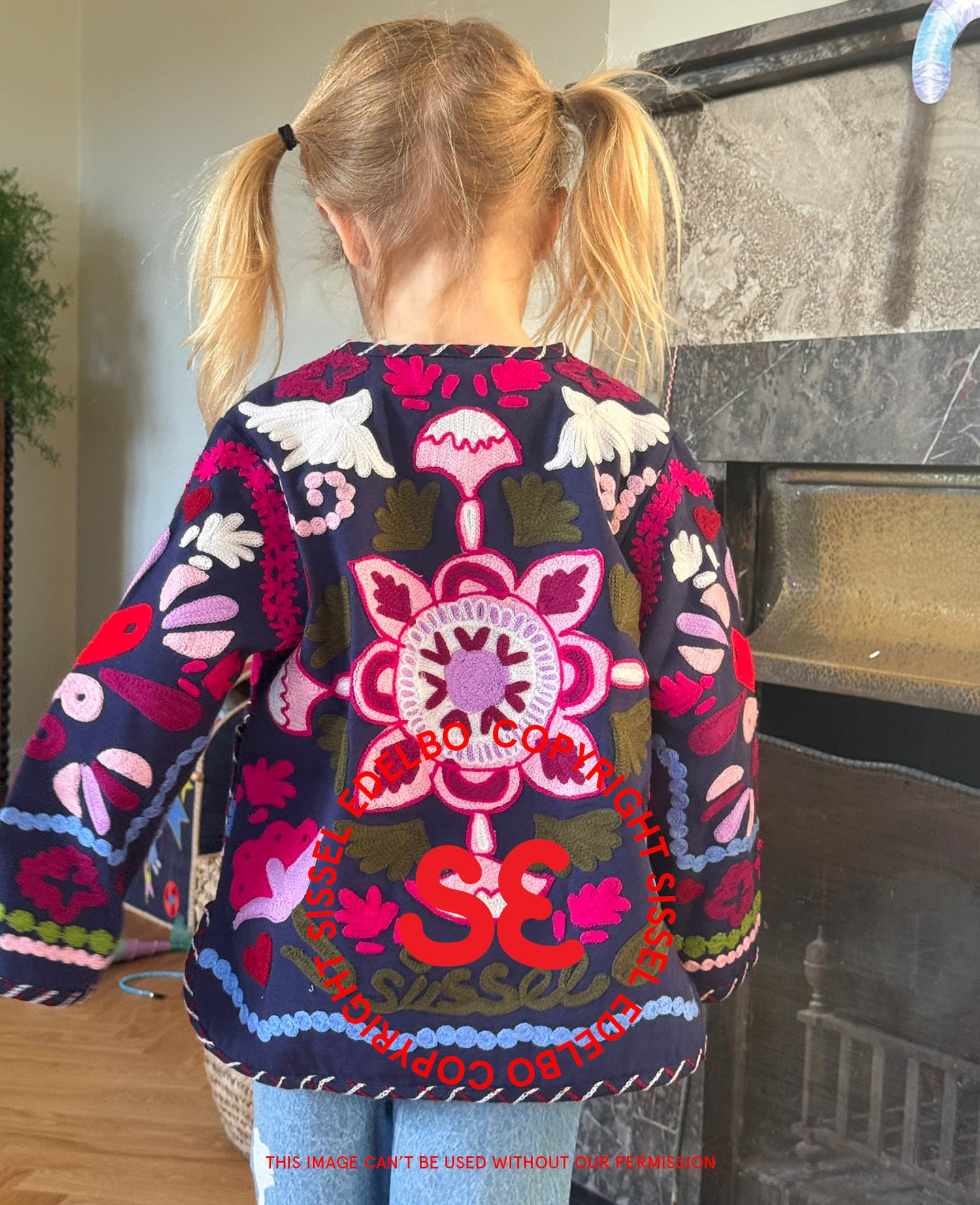 Maggie MINI Jacket - Navy Festival