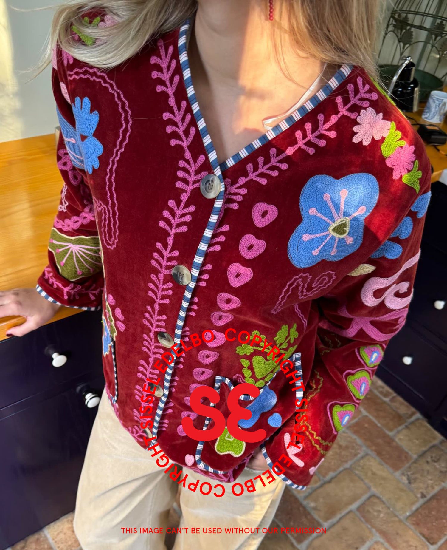 Maggie Jacket - Velvet Burgundy