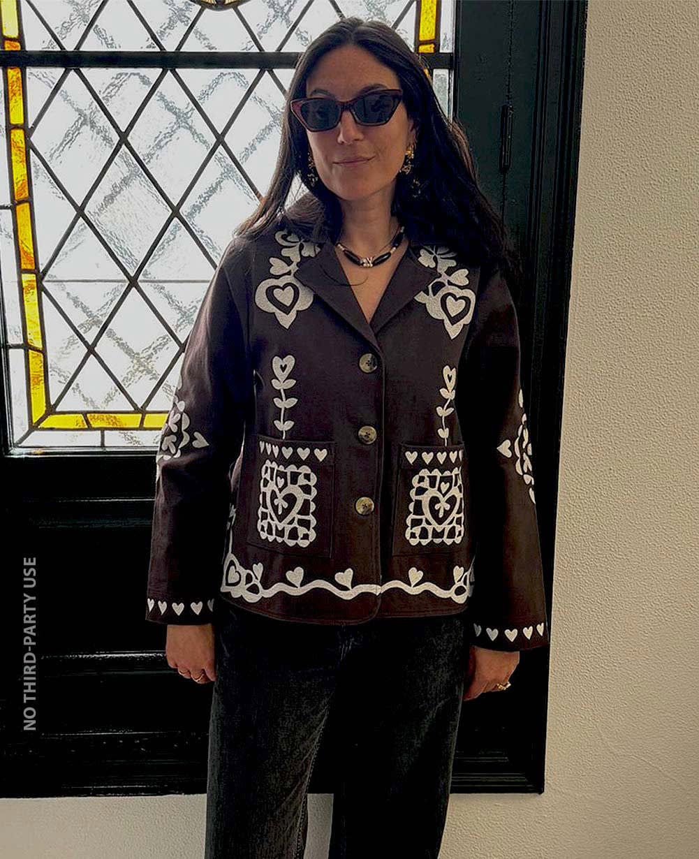 Margaret Blazer - Dark Plum