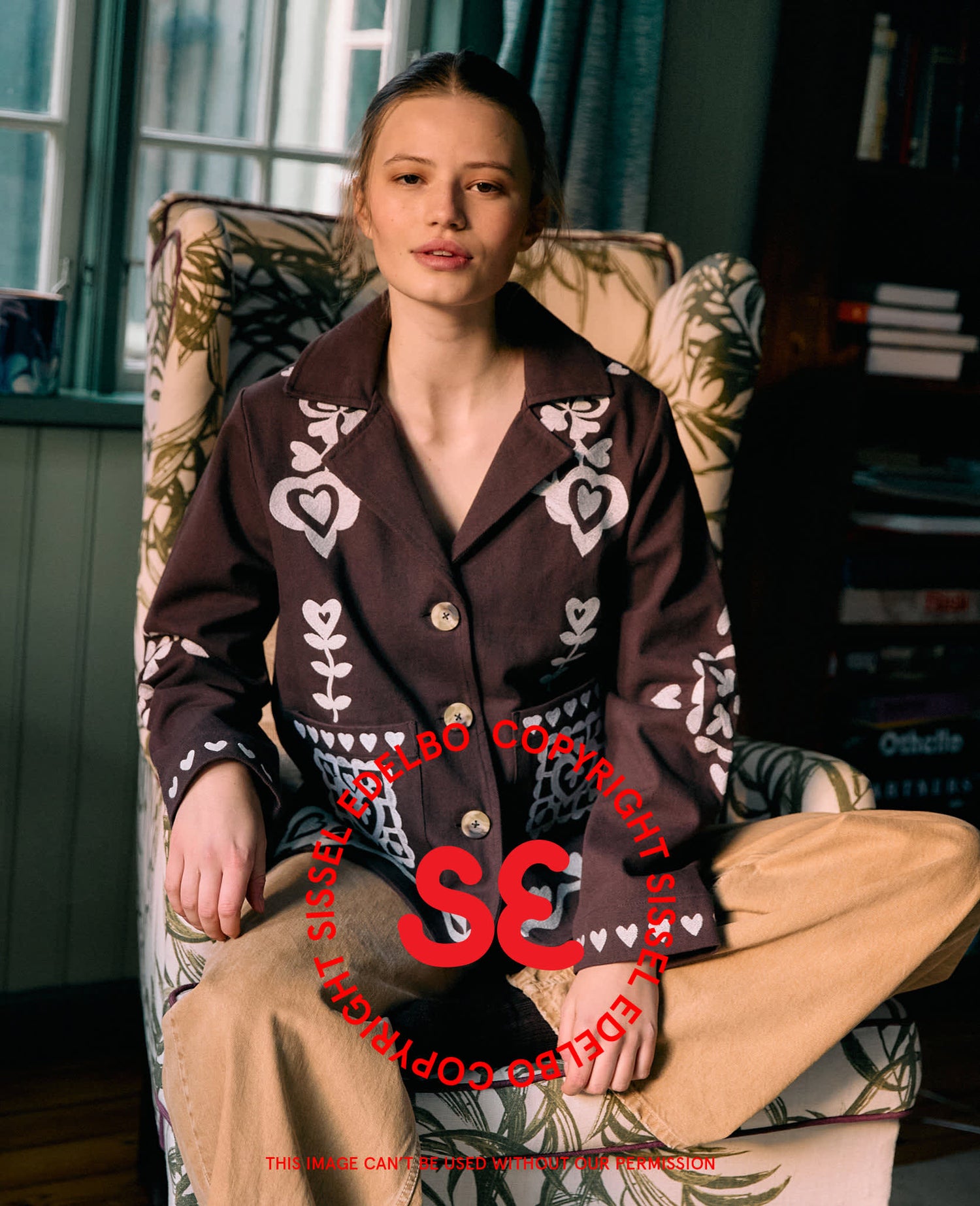 Margaret Blazer - Dark Plum