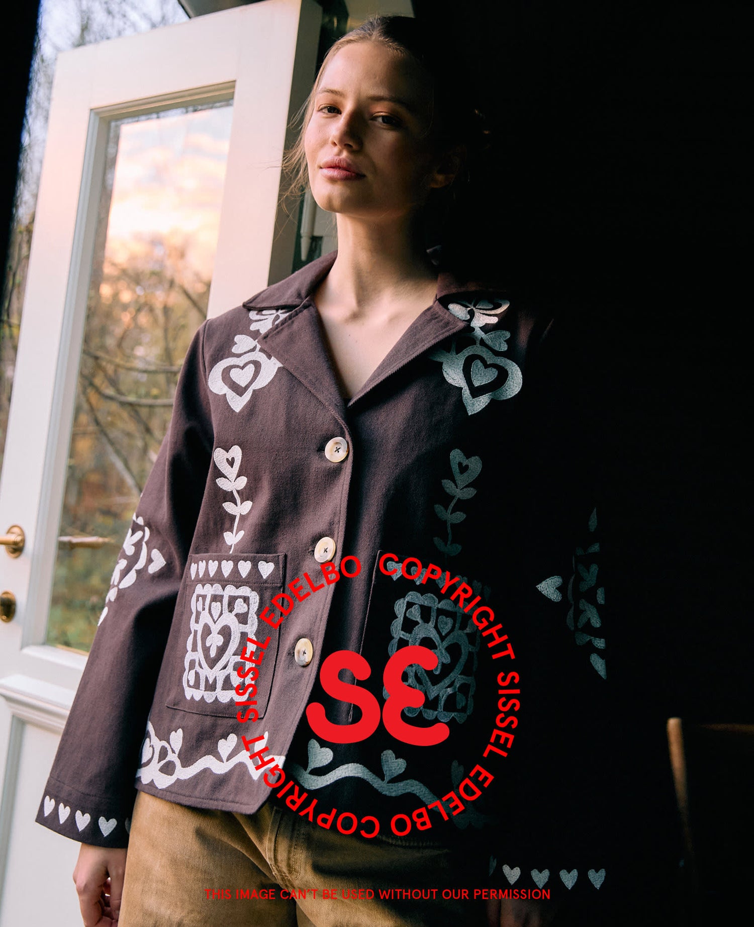 Margaret Blazer - Dark Plum