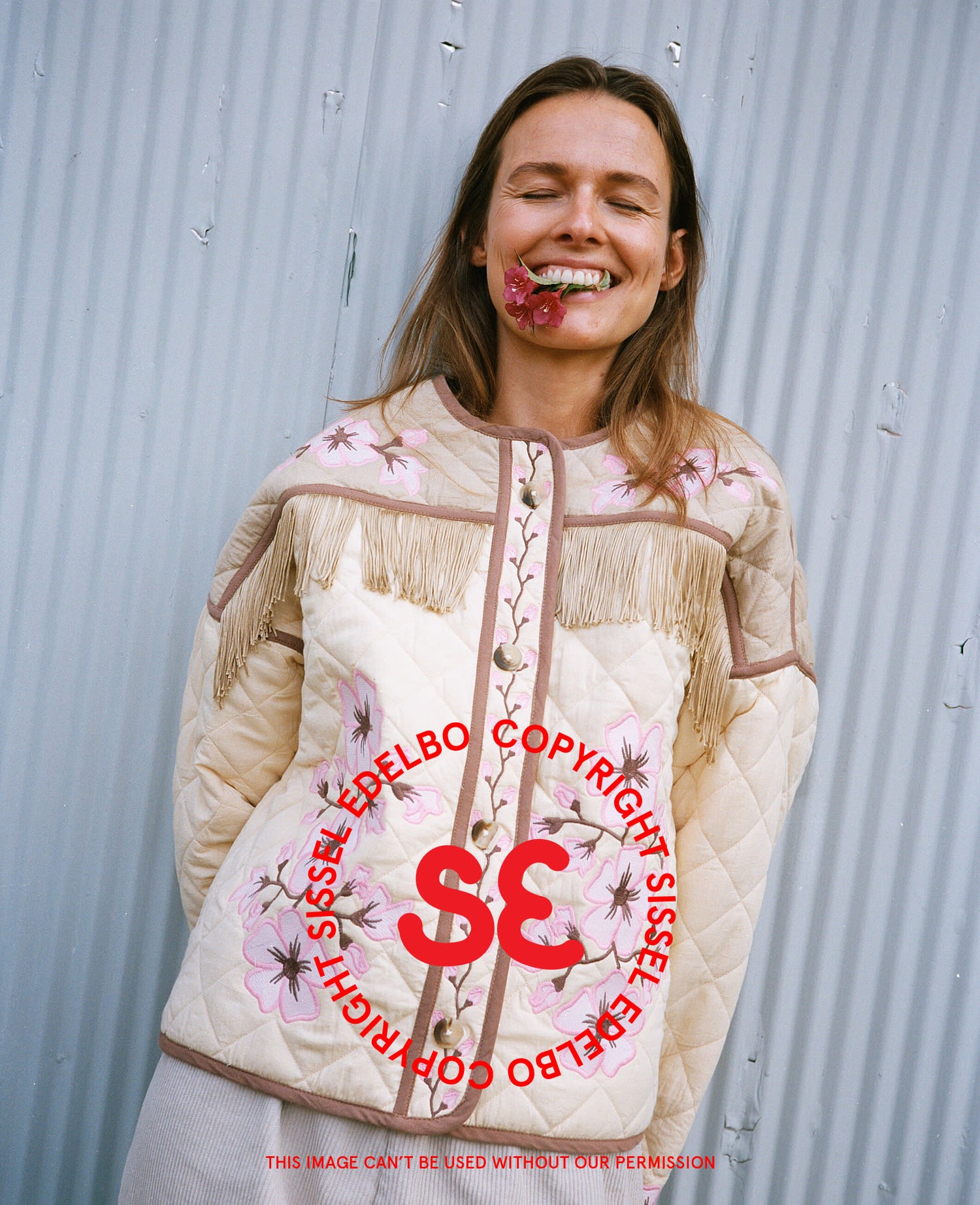 Mattie Jacket - Cherry Flower