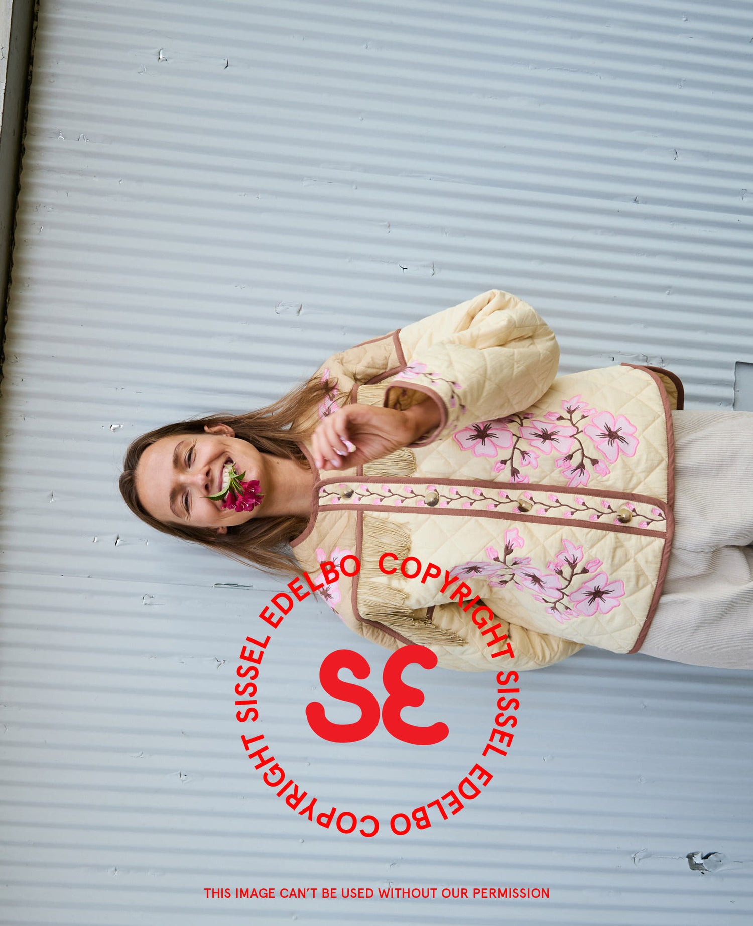 Mattie Jacket - Cherry Flower