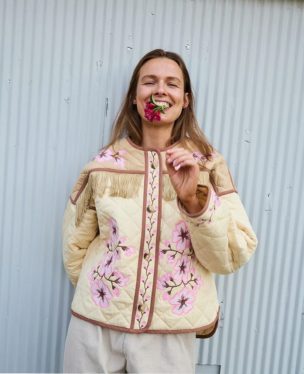 Mattie Jacket - Cherry Flower
