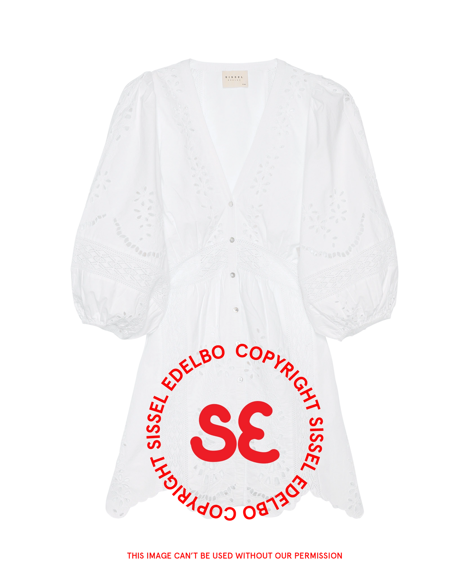 Mila Short Dress - Ecru