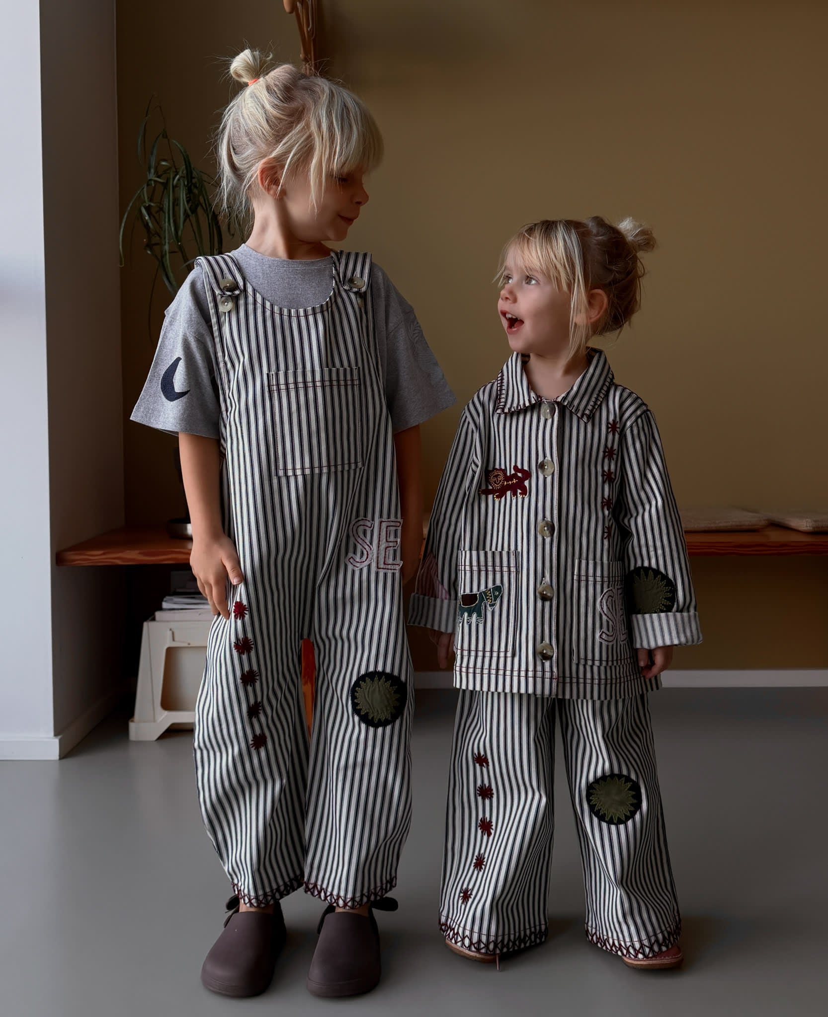 Moxie MINI Overalls - Milk Lad – SISSEL EDELBO