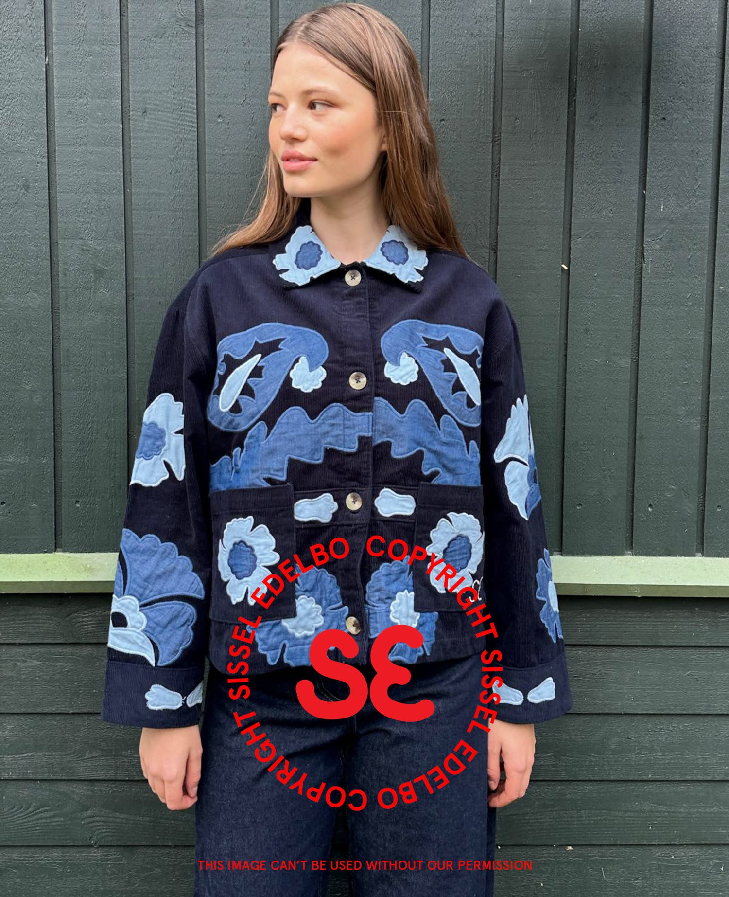 Mya Jacket - Navy Sea