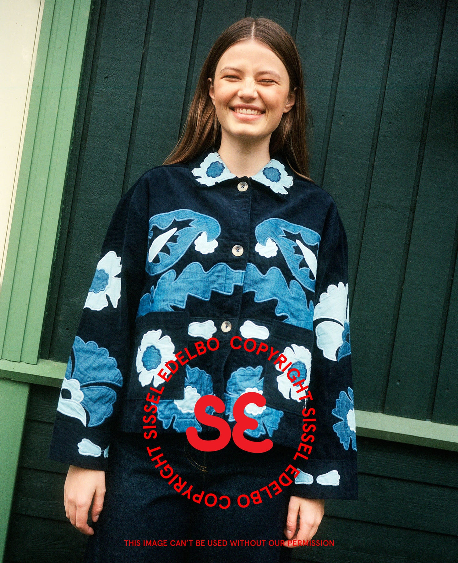 Mya Jacket - Navy Sea