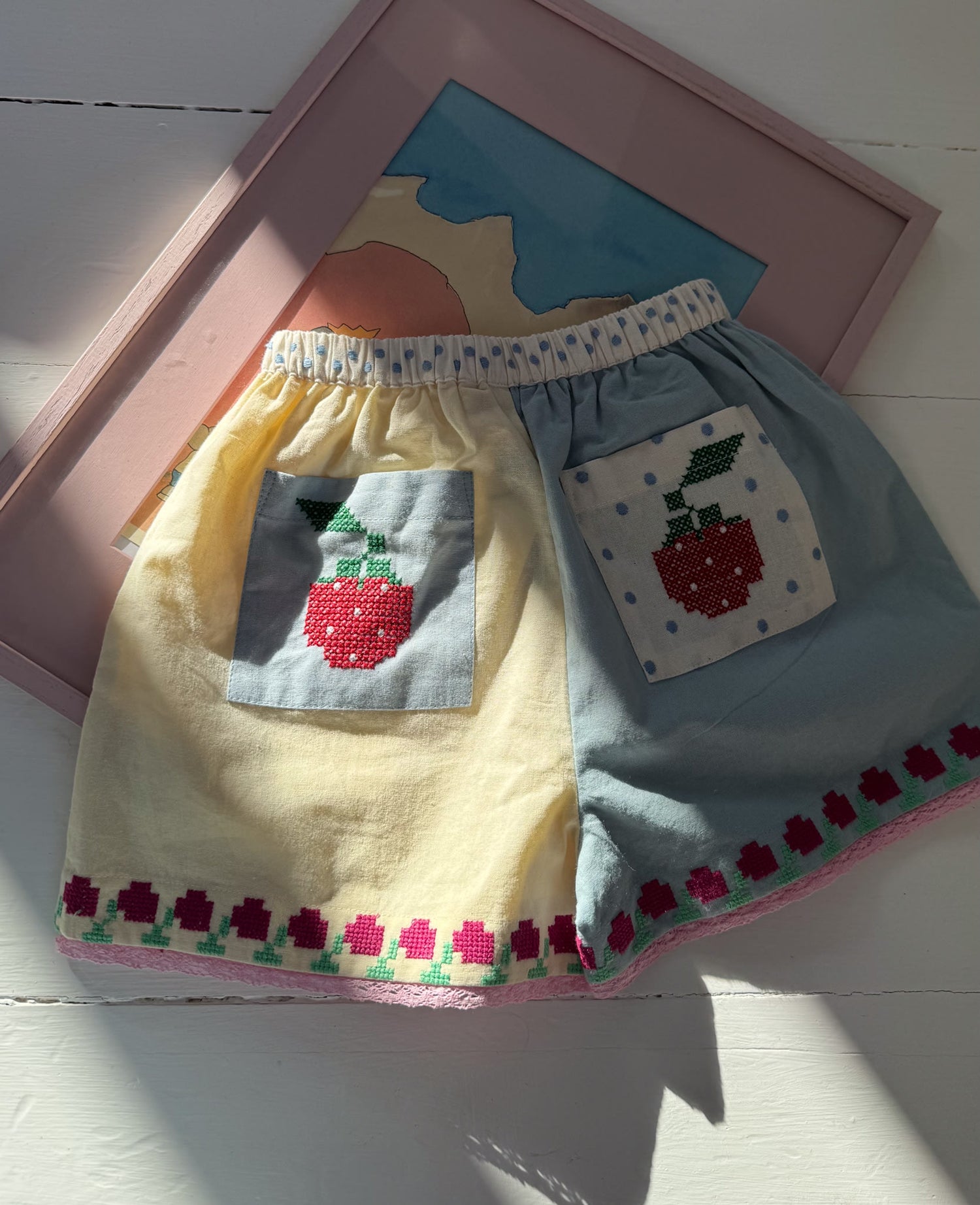 Myra MINI Shorts - Baby Blue
