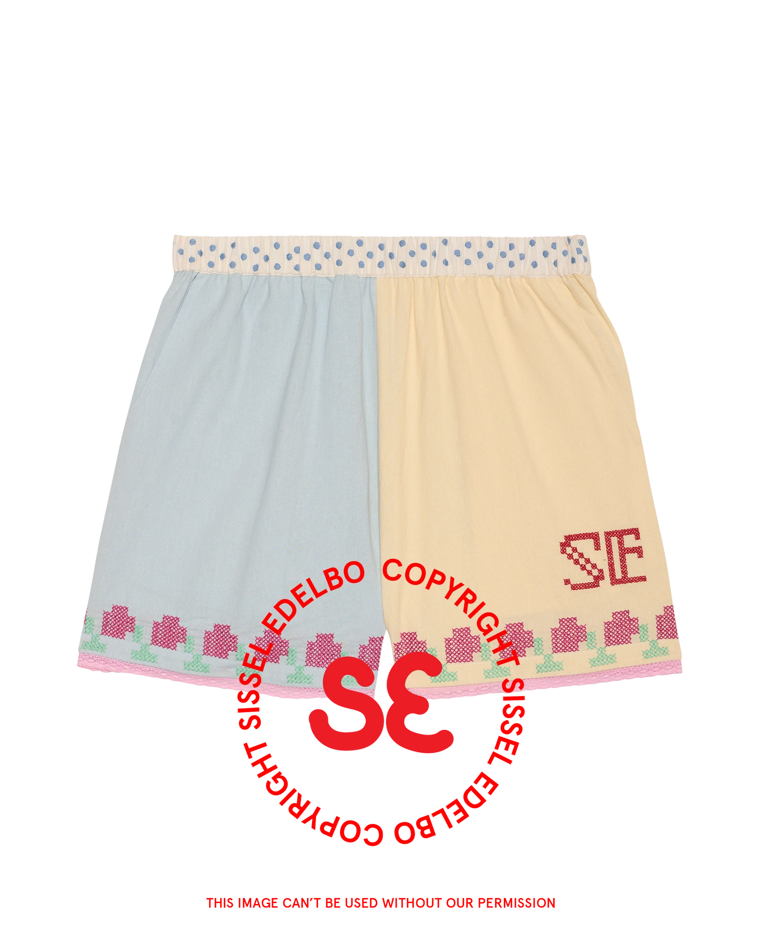 Myra Shorts - Baby Blue