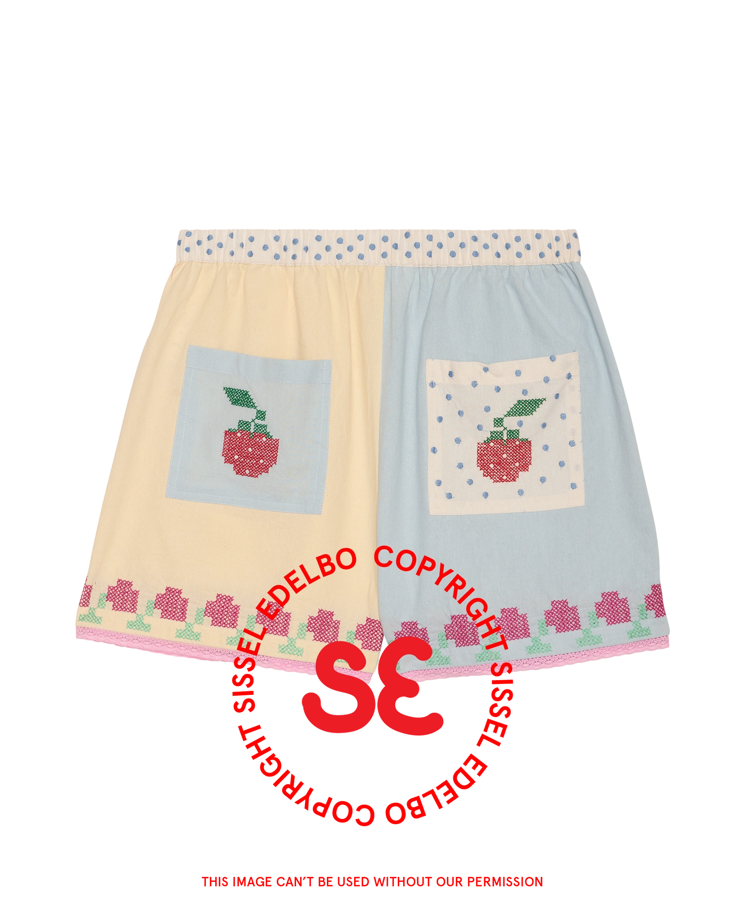 Myra Shorts - Baby Blue