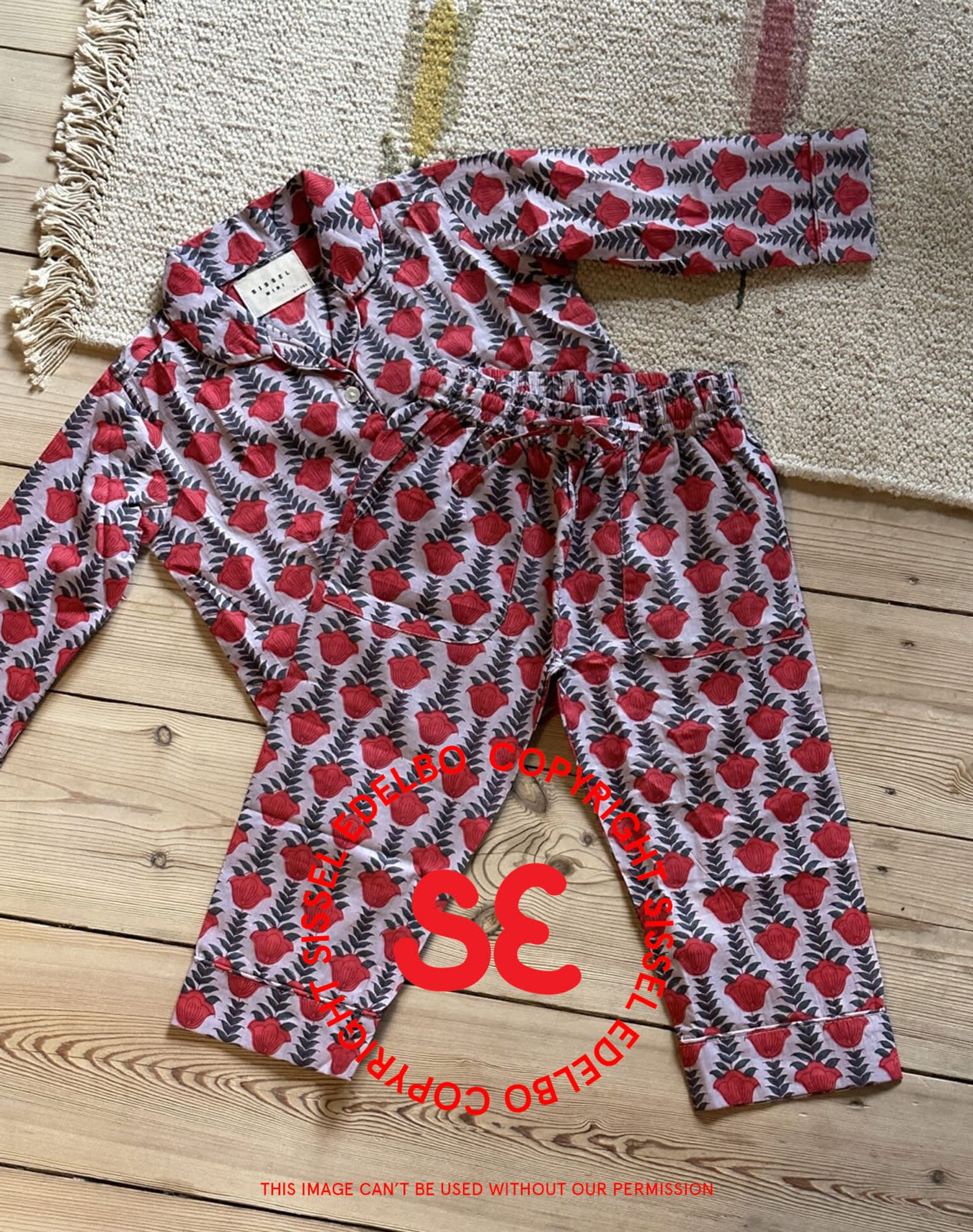 Nuit MINI Pyjamas Set - Red Lavender