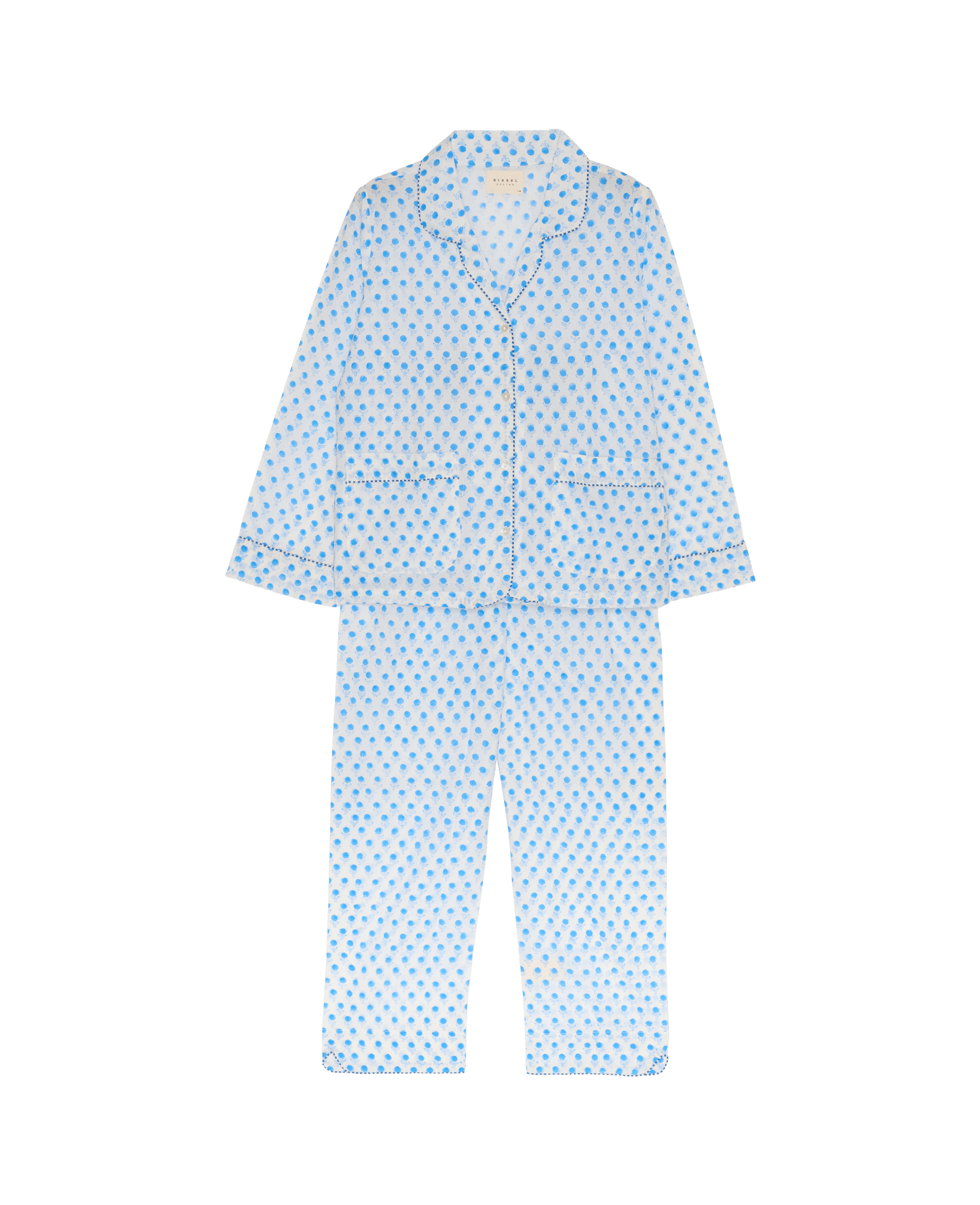 Nuit Pyjamas Set - Light Blue Flower – SISSEL EDELBO