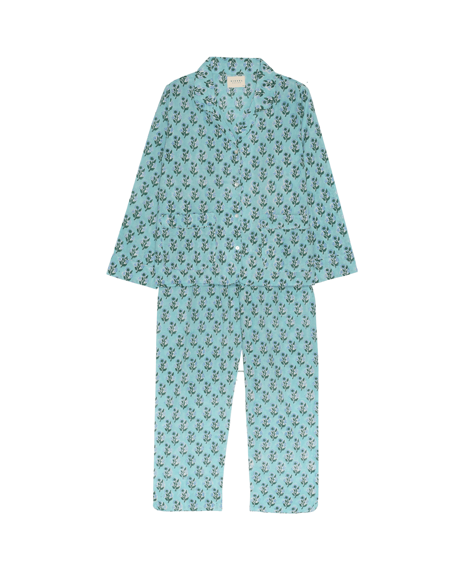 Nuit Pyjamas Set - Teal Flower