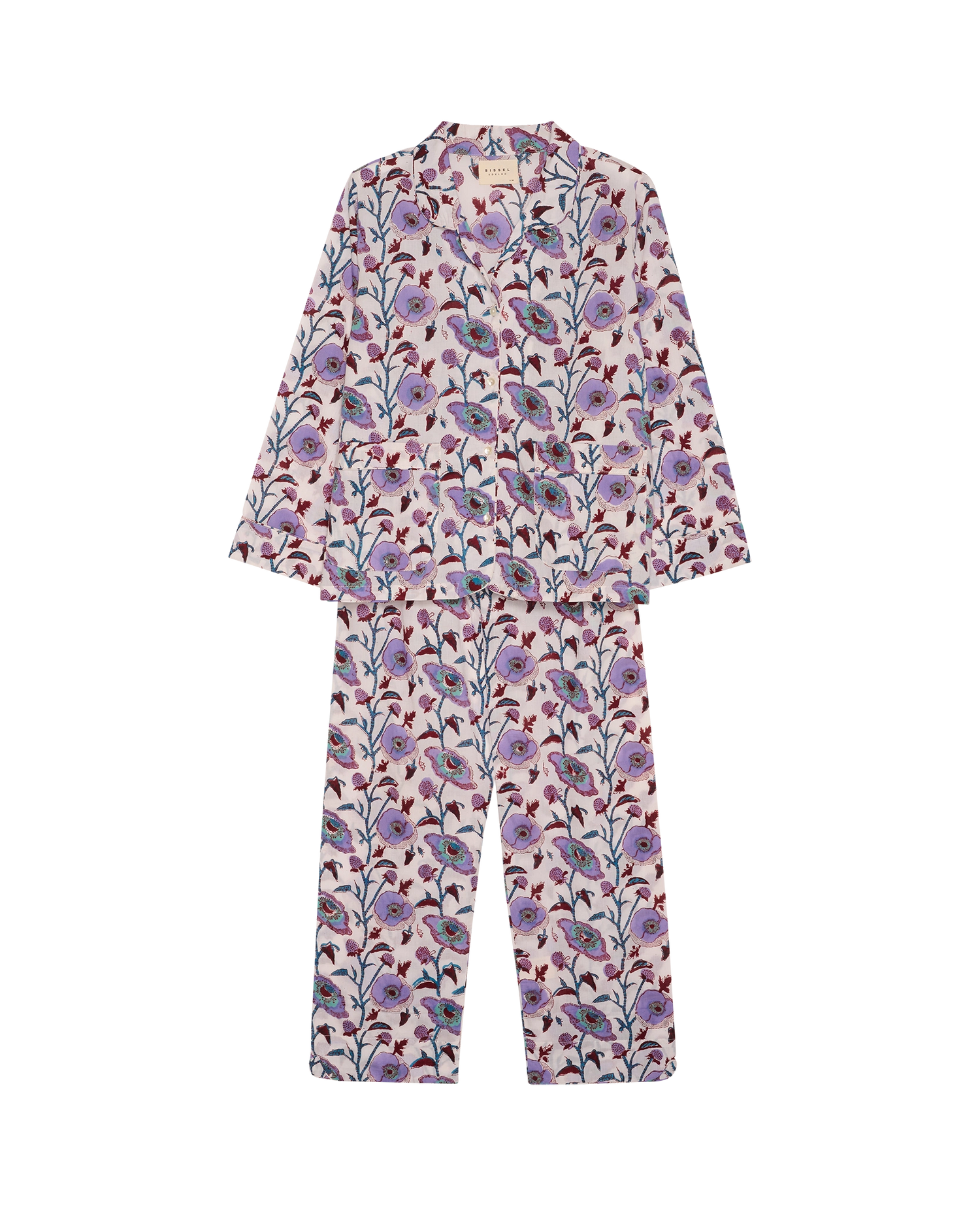 Nuit Pyjamas Set - Purple Flower