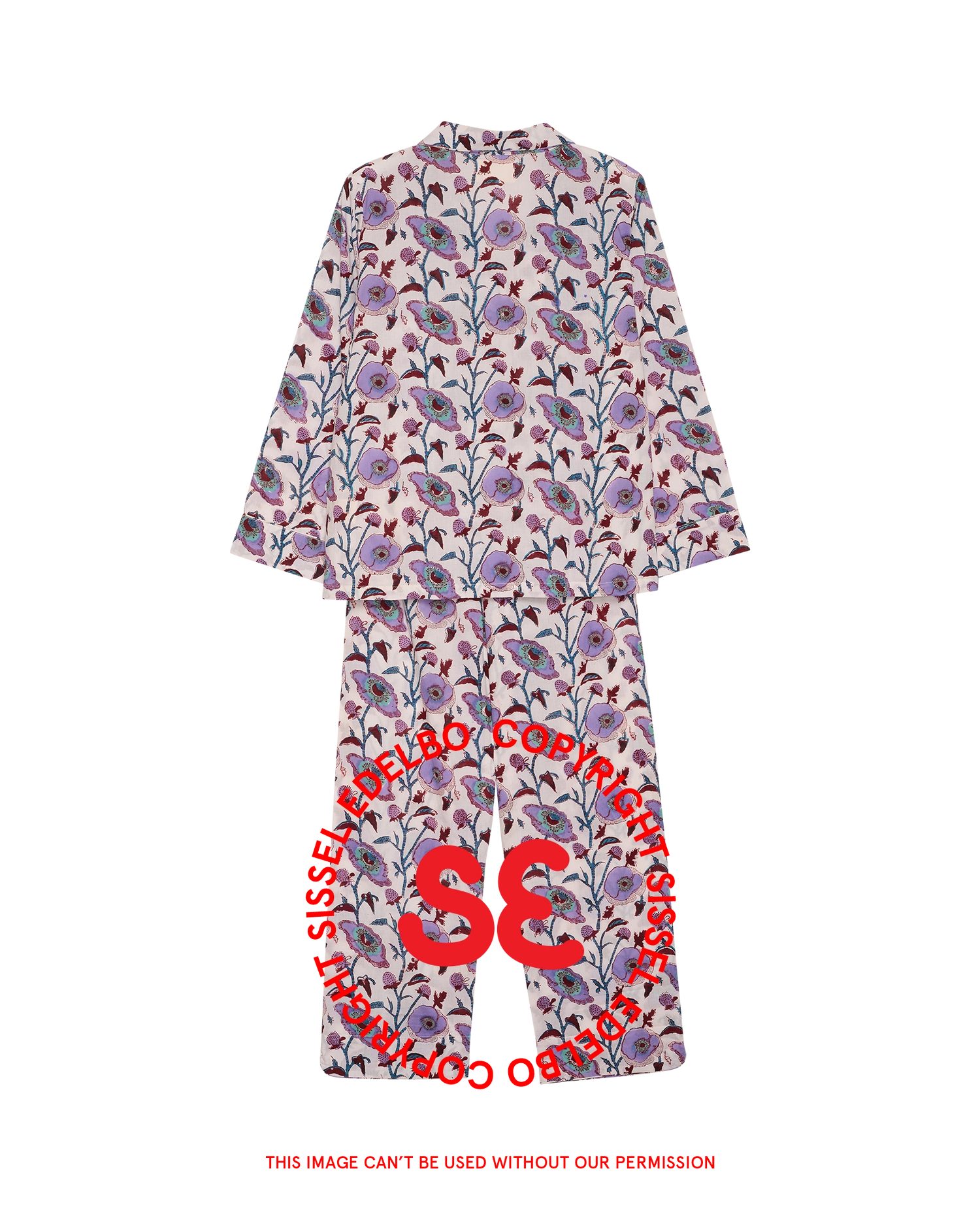 Nuit Pyjamas Set - Purple Flower