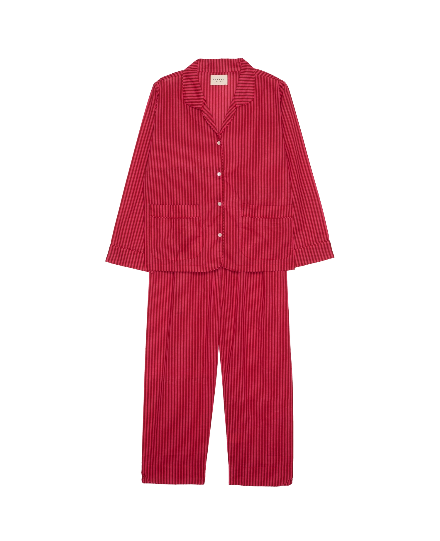 Nuit Pyjamas Set - Red Stripes