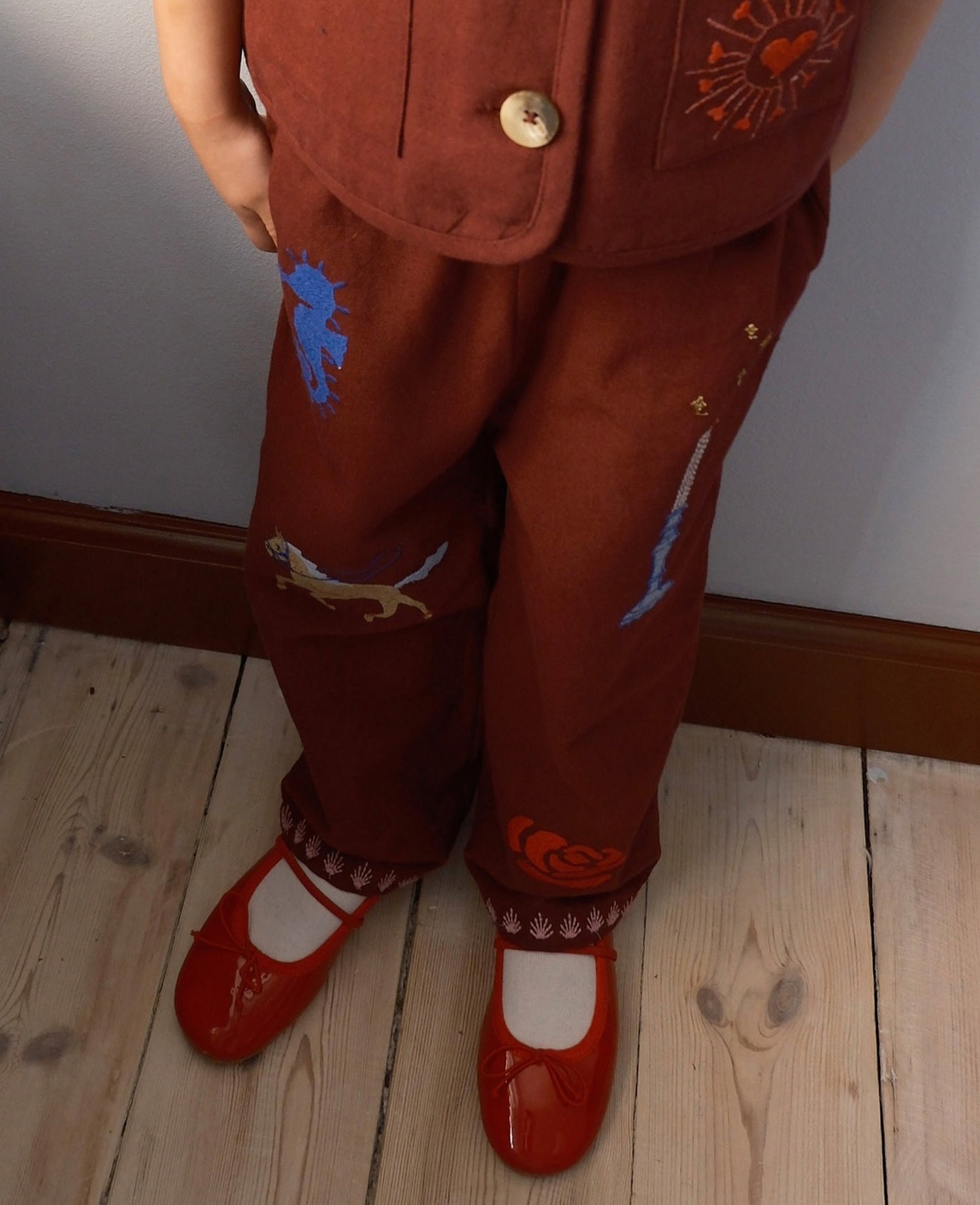 Oda MINI Pants - Burgundy