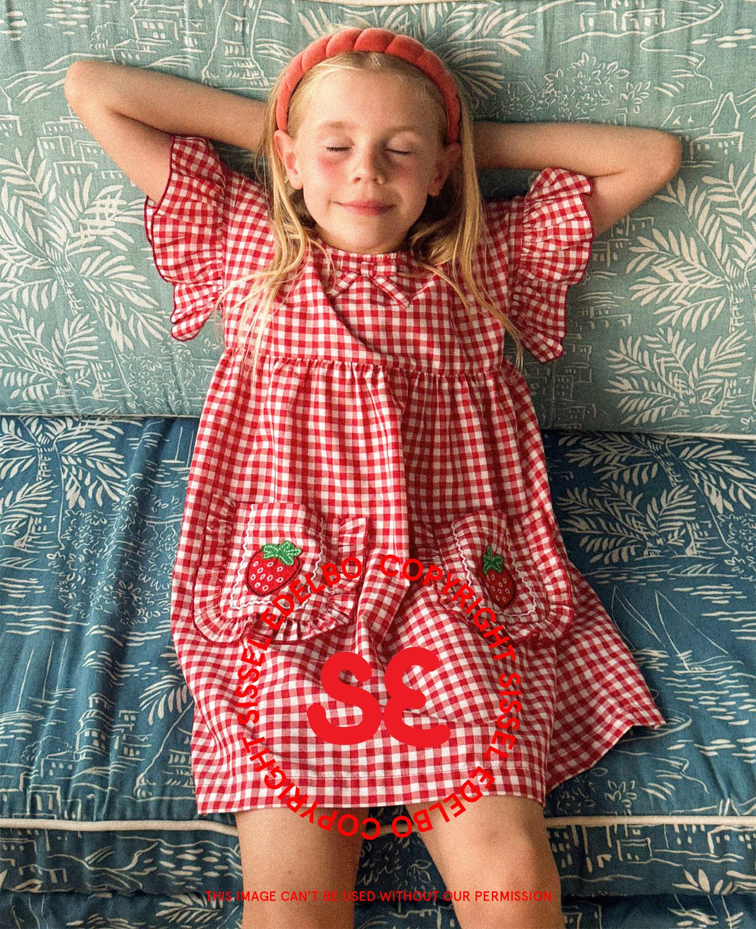 Ohio MINI Dress - Red Checks