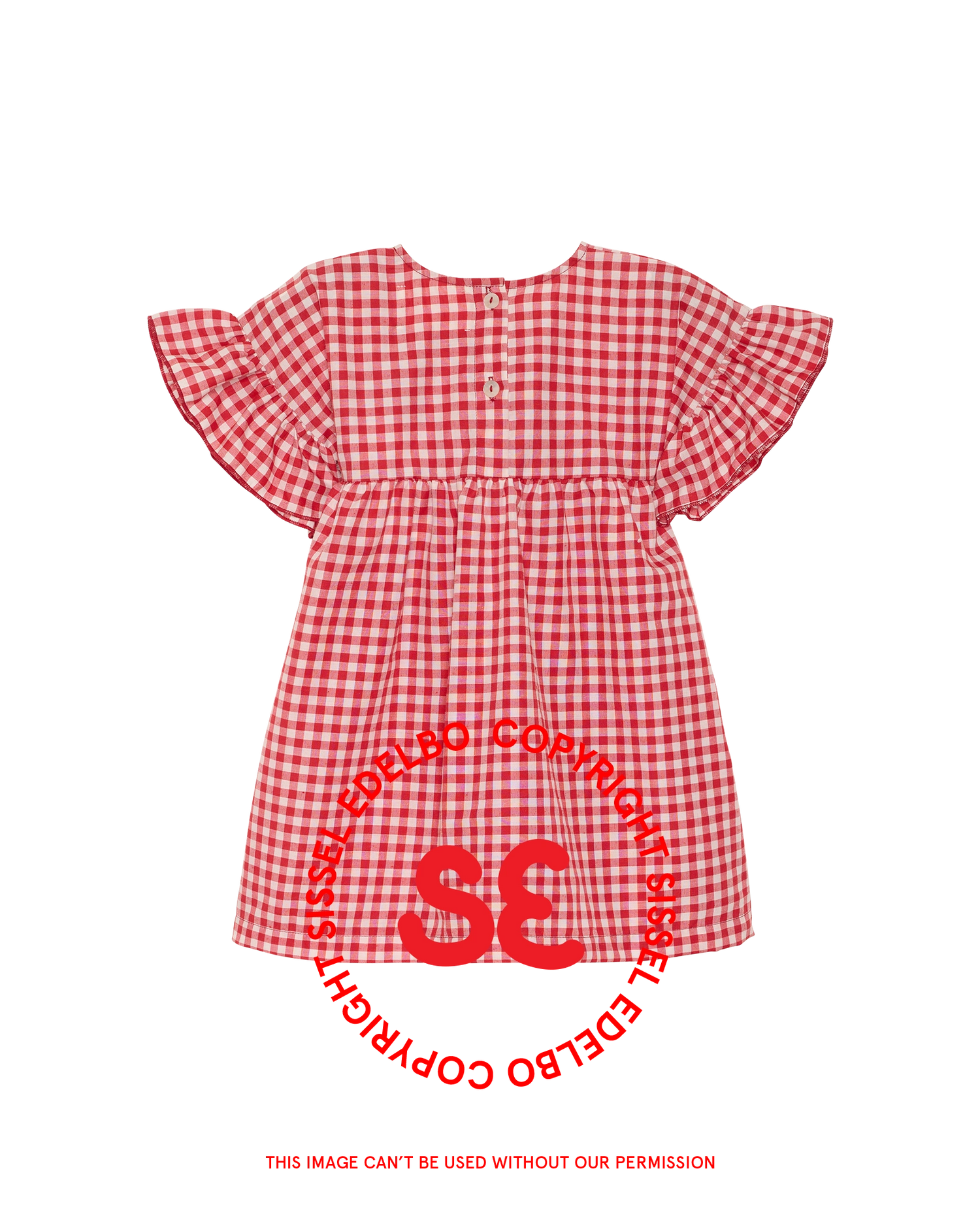 Ohio MINI Dress - Red Checks
