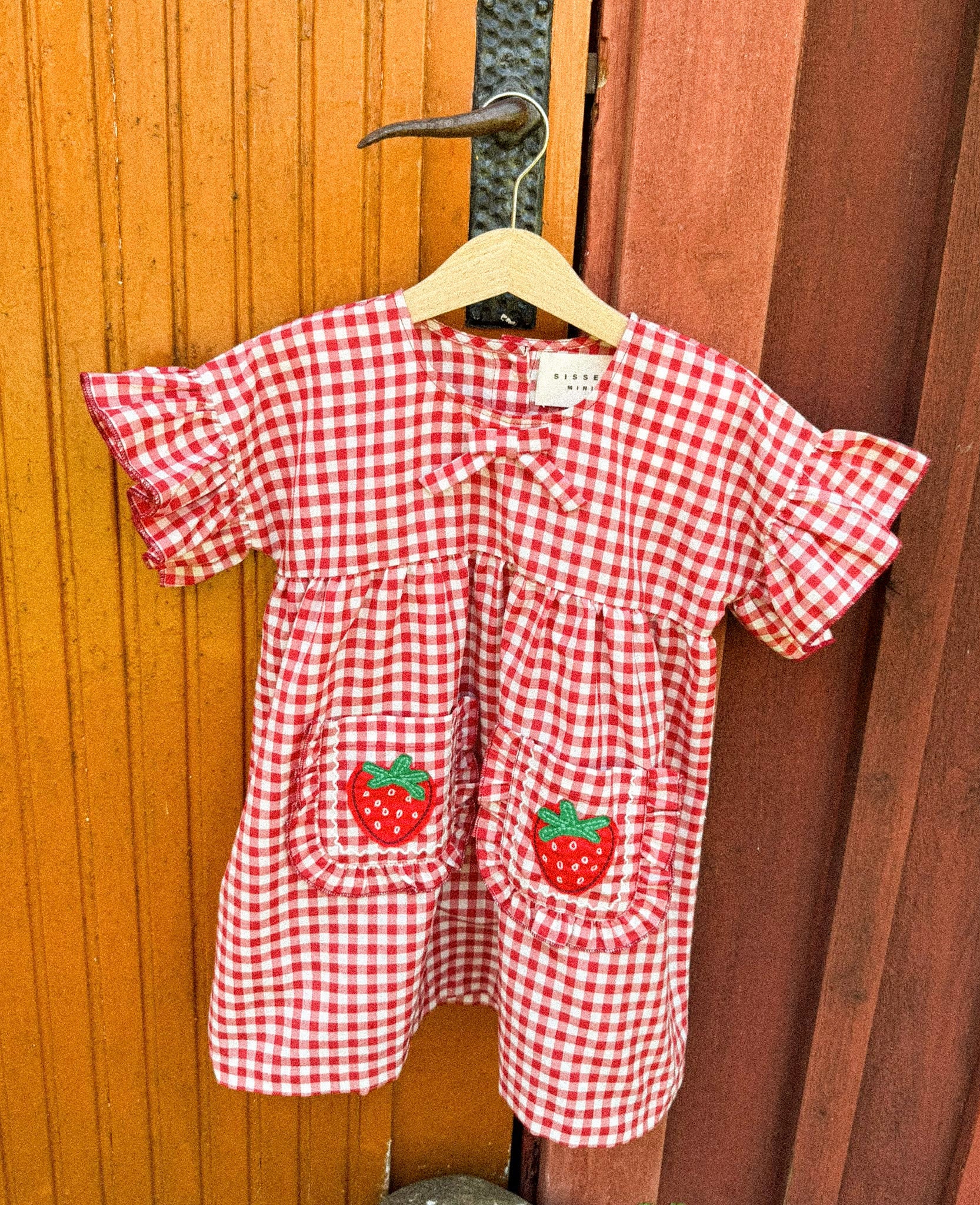 Ohio MINI Dress - Red Checks – SISSEL EDELBO