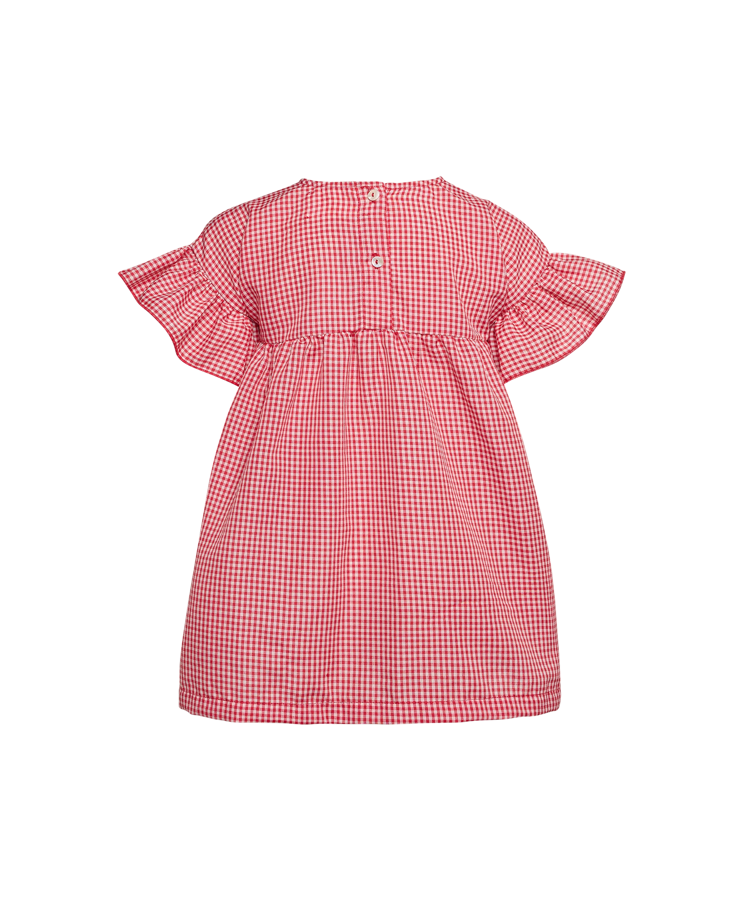 Ohio MINI Dress - Red White Gingham SISSEL EDELBO Ohio MINI Dress - Red White Gingham SISSEL EDELBO