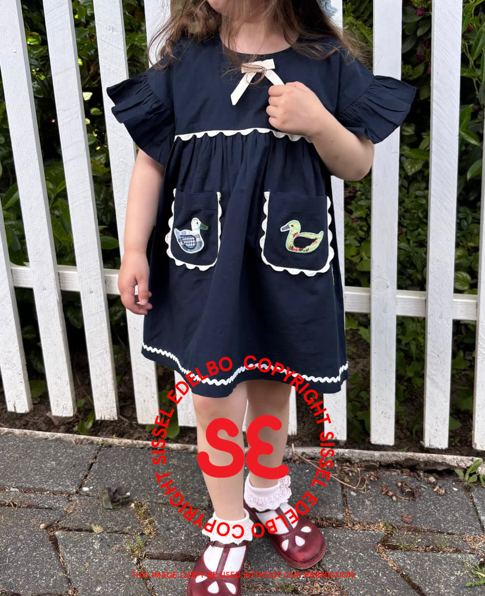 Ohio MINI Dress - Navy Duck