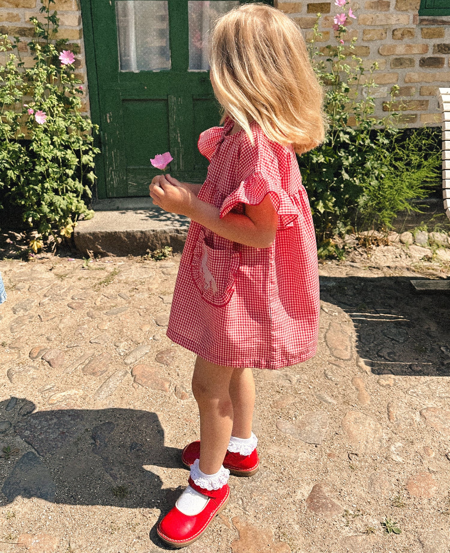 Ohio MINI Dress - Red White Gingham