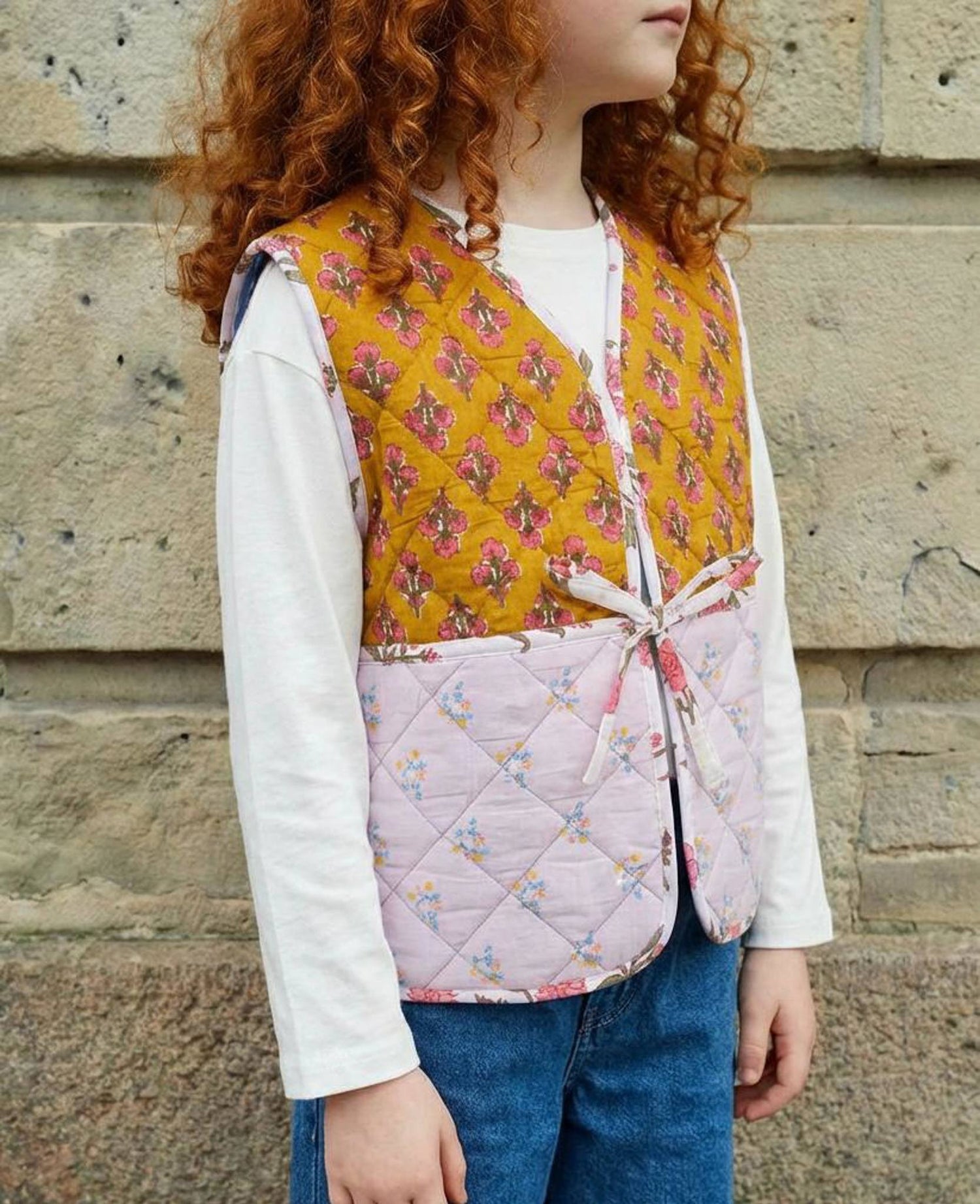 Osai MINI Vest - Pink Yellow