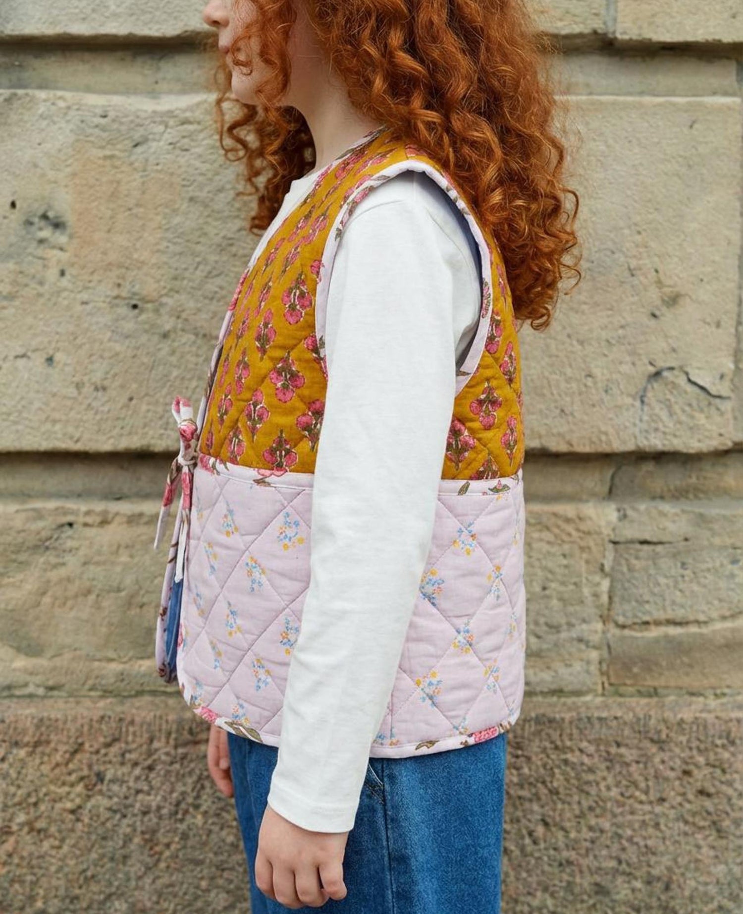 Osai MINI Vest - Pink Yellow