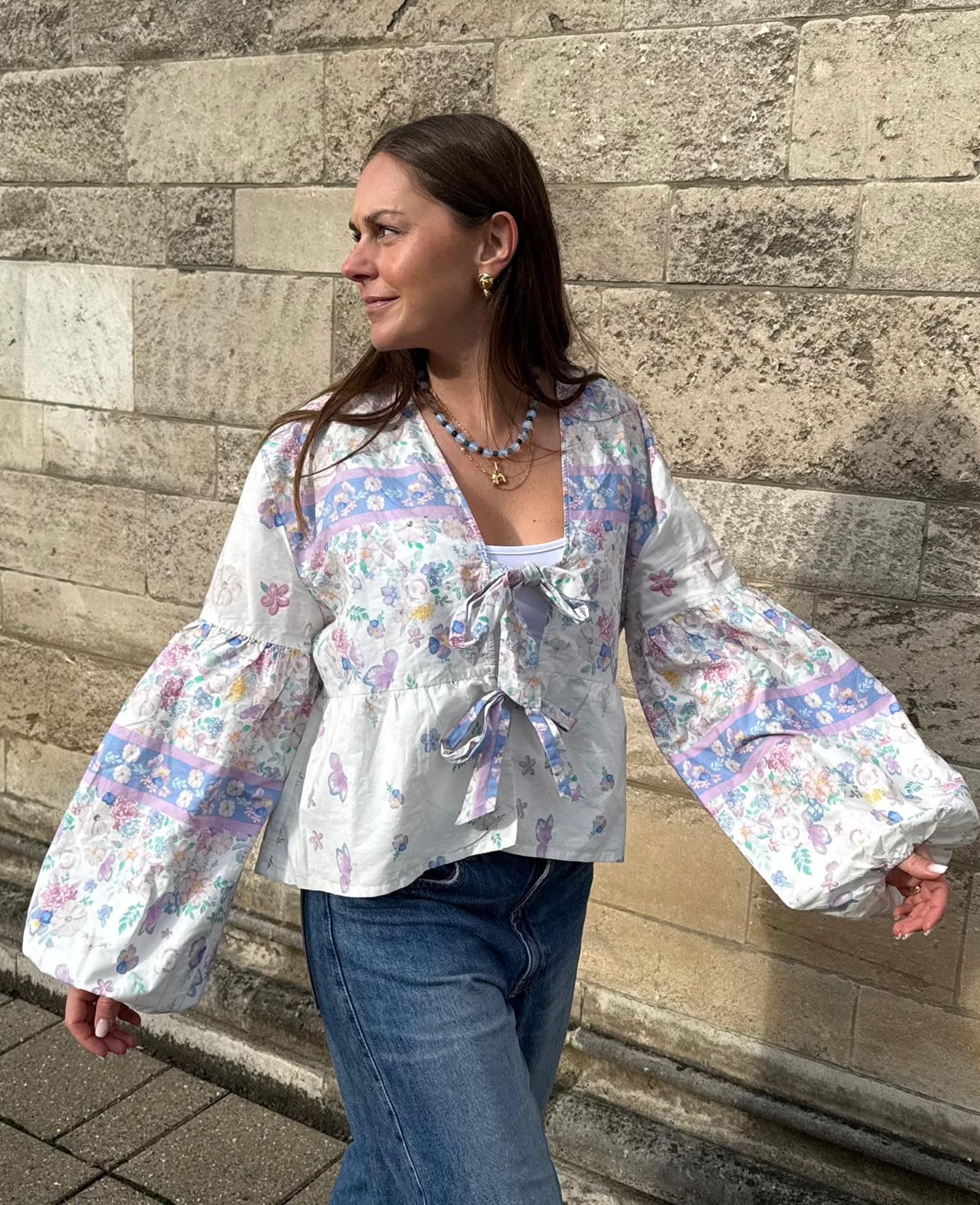 Pastel Top - Pastel Florals